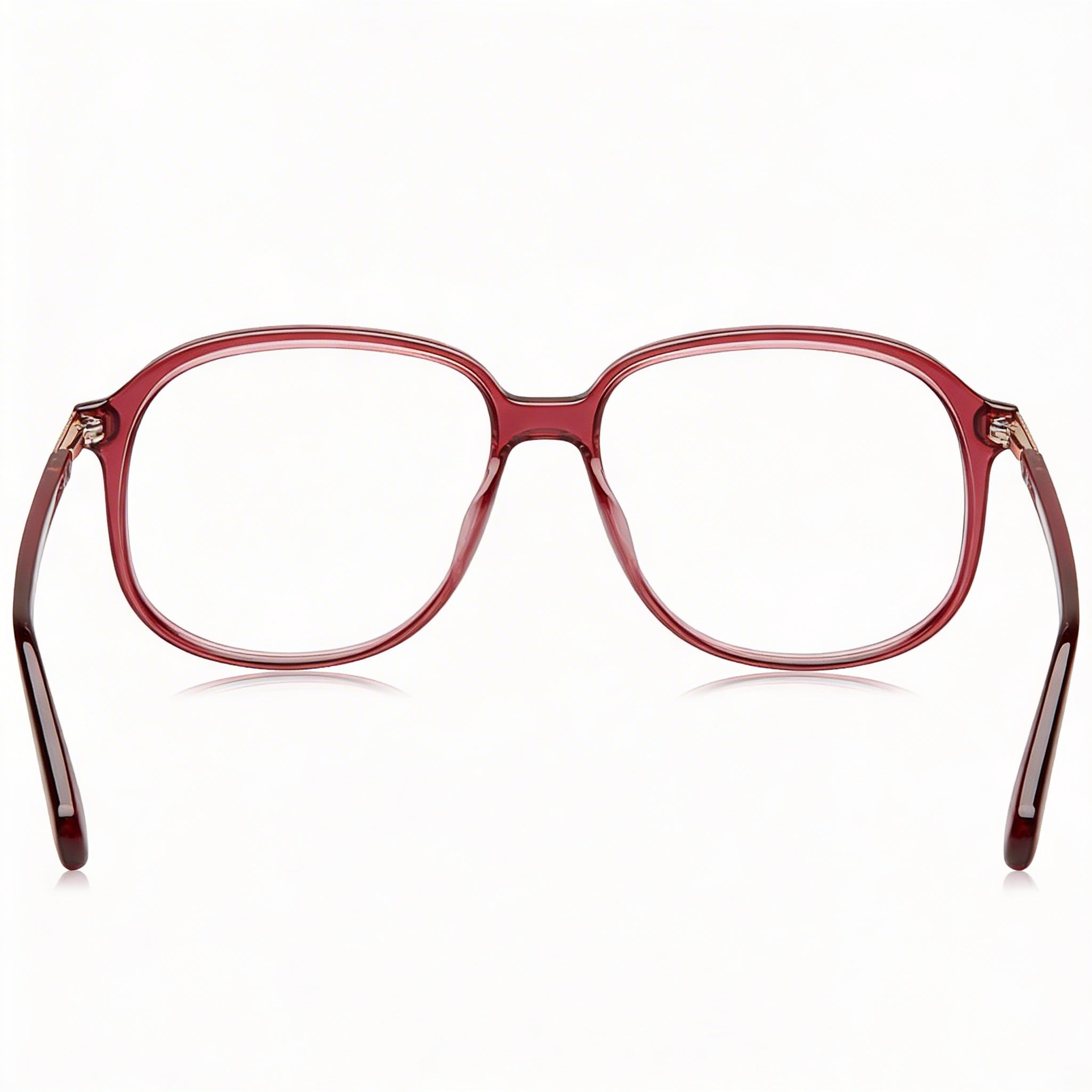 Gafas GUESS unisex casuales con montura de plástico burdeos de 53 mm con y sin lentes, Photo 2