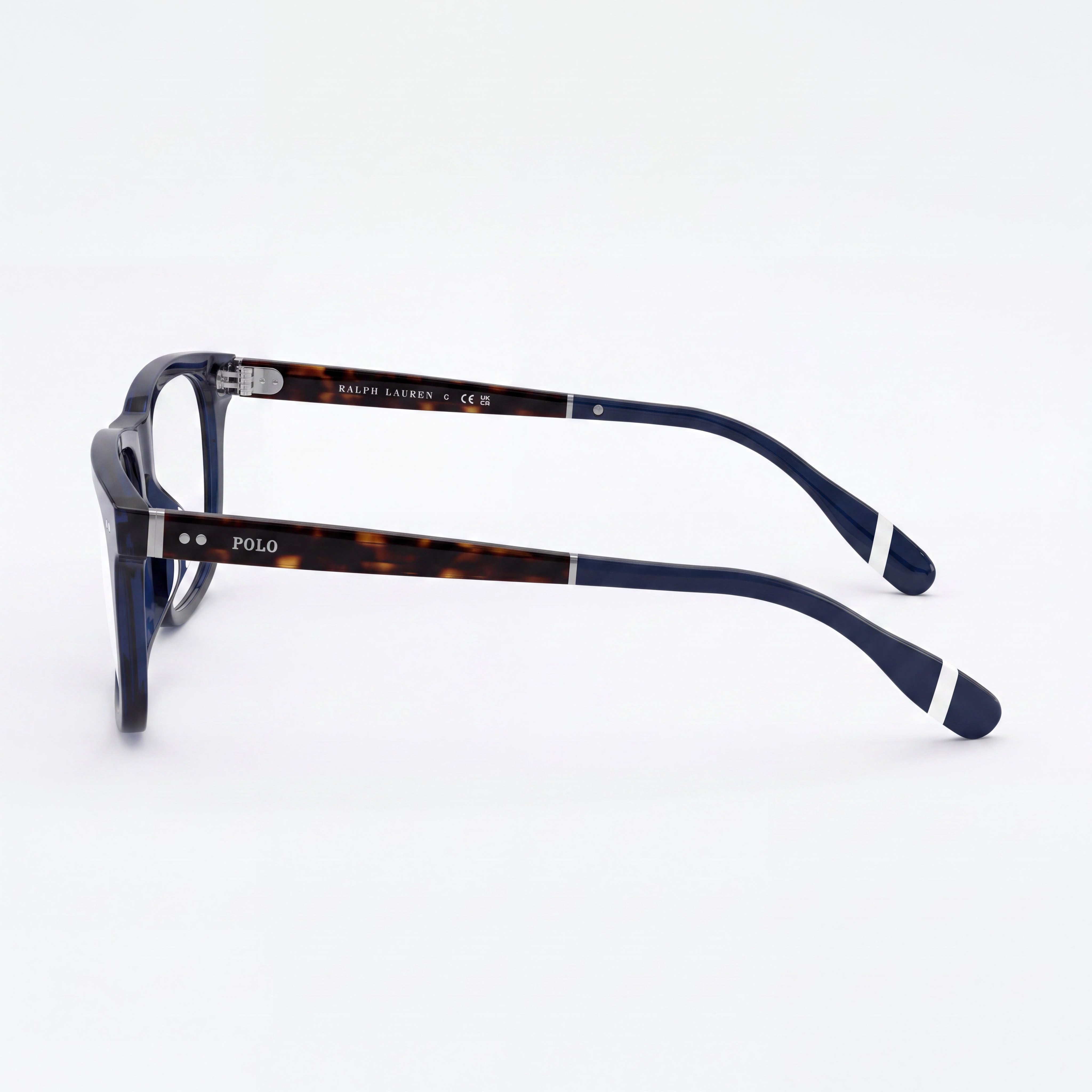 POLO RALPH LAUREN Ph2270u Universal Fit Women's Shiny Transparent Blue Acetate Prescription Eyeglasses 56mm, Photo 2