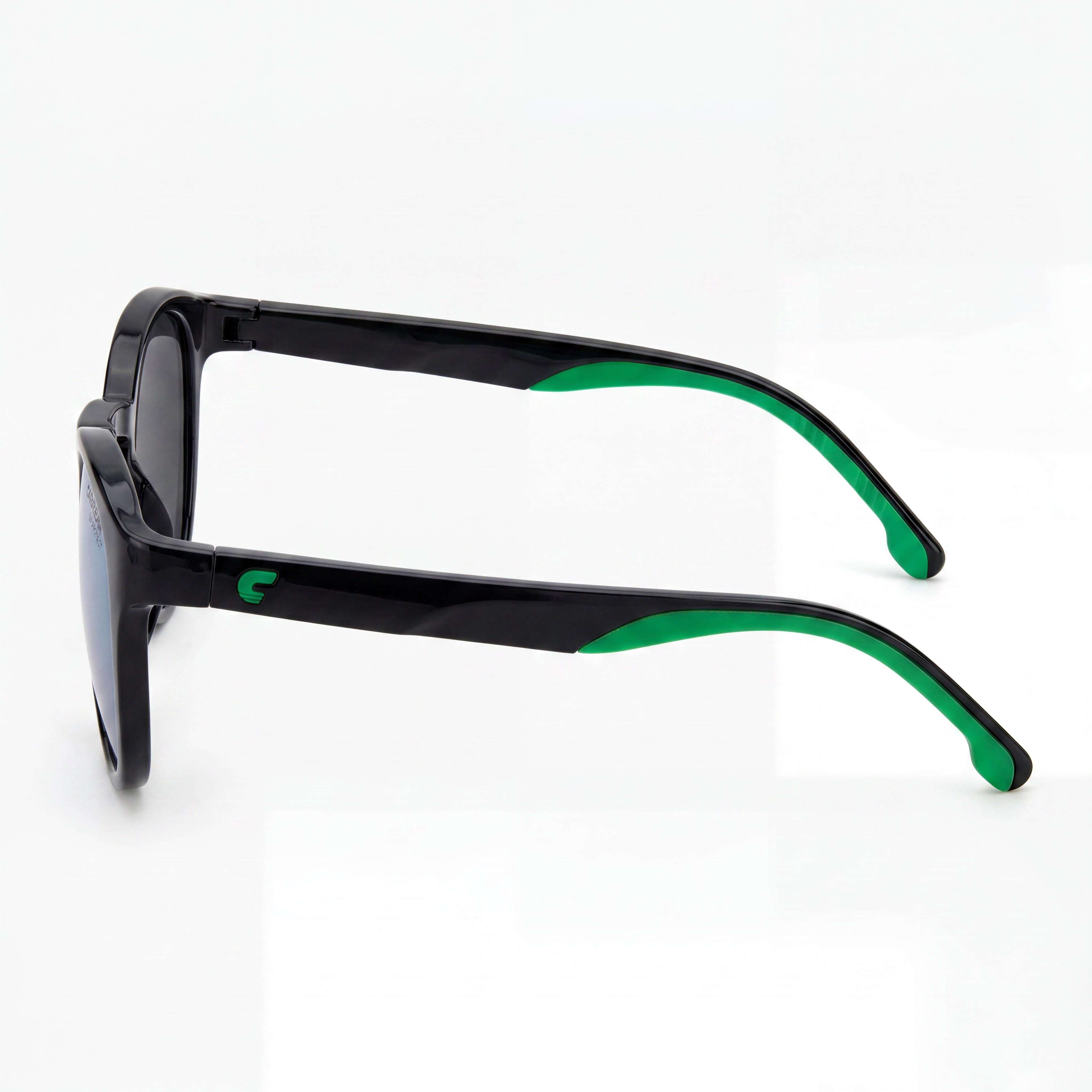 Carrera Carrera 8056/S Unisex Black Green Injection Propionate Frame Non-Polarized 100% UV Protection Sunglasses 51mm, Photo 3