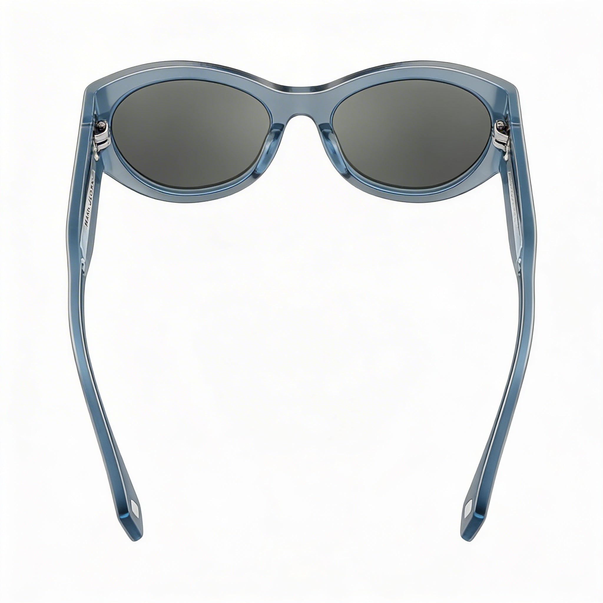 Marc Jacobs Men's Icon (Jar) Silver Grey Acetate Sunglasses with Silver UV Protected Lenses 61mm, Photo 4