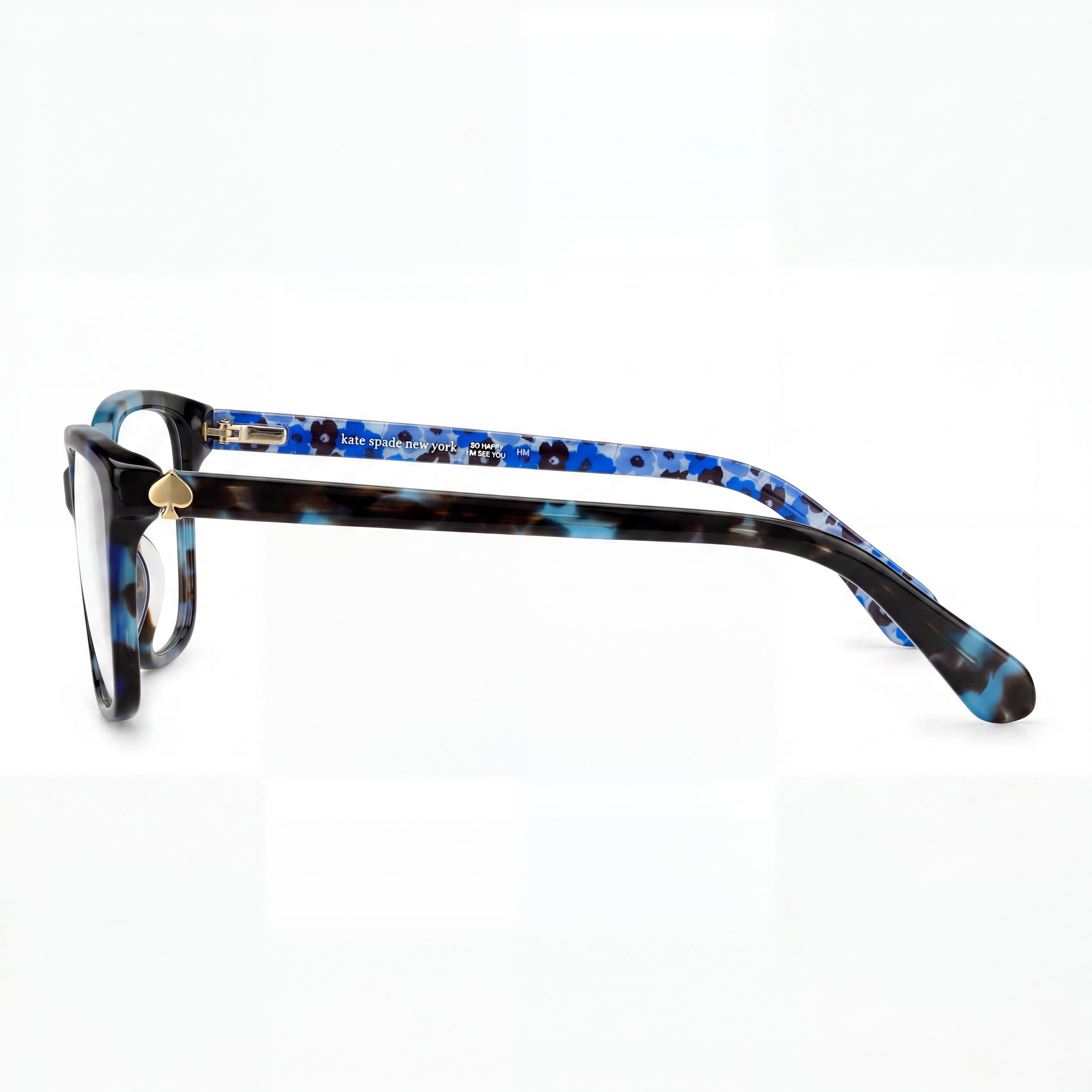 kate spade new york Cailye Unisex Polarized Blue Plastic Sunglasses 53mm, Photo 2