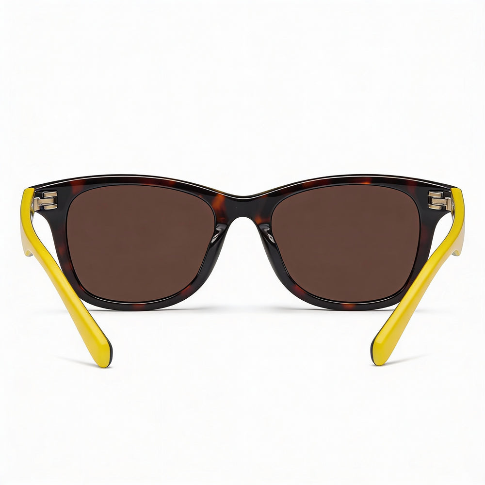 Gafas de sol Tommy Hilfiger Wayfarers unisex Havana con montura de plástico y lentes marrones con protección UV de 51 mm