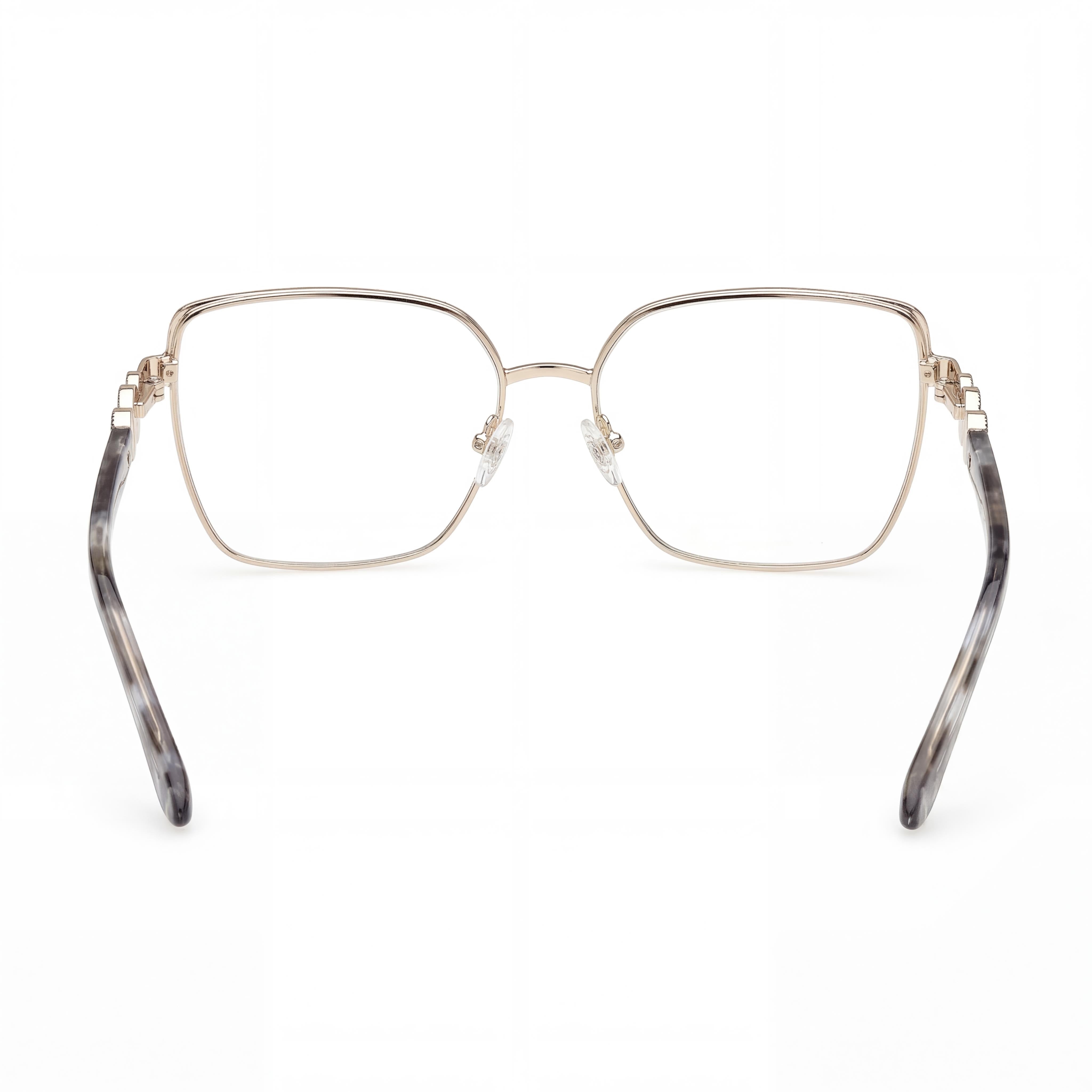 GUESS Gu50229 Women's Matte Light Blue Grey Havana Metal Non- Eyewear 57mm, Photo 4