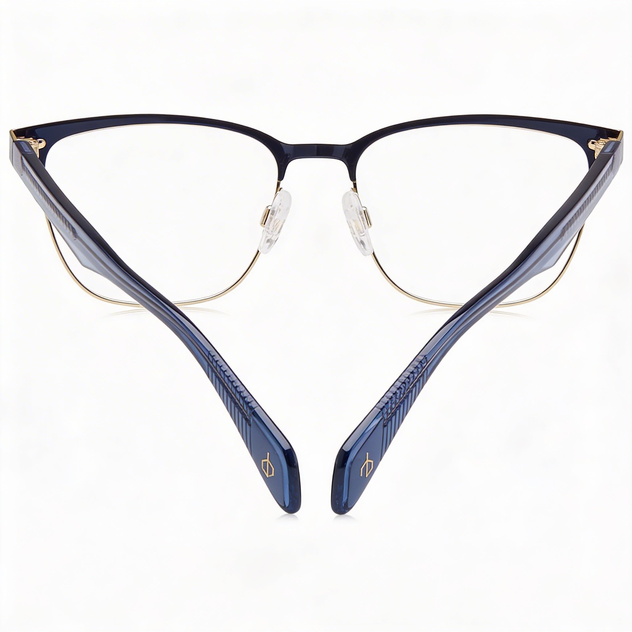 Gafas de sol no polarizadas Rag & Bone de acero aleado azul moderno para mujer de 51 mm, Photo 4