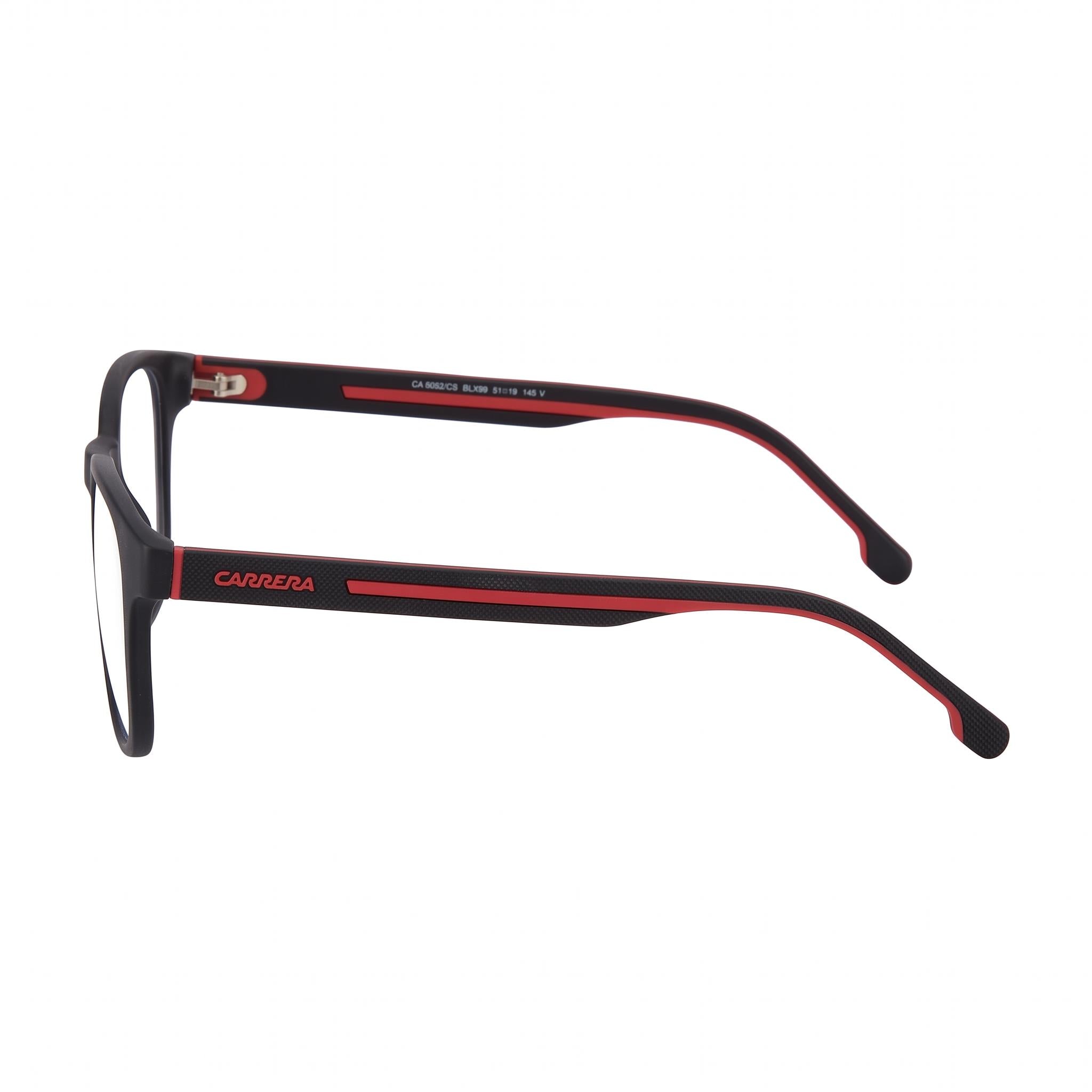 Carrera Casual Ca8062/cs Men's Matte Black Red Propionate Frame Polycarbonate Lens UV Protection Sunglasses 51mm, Photo 2