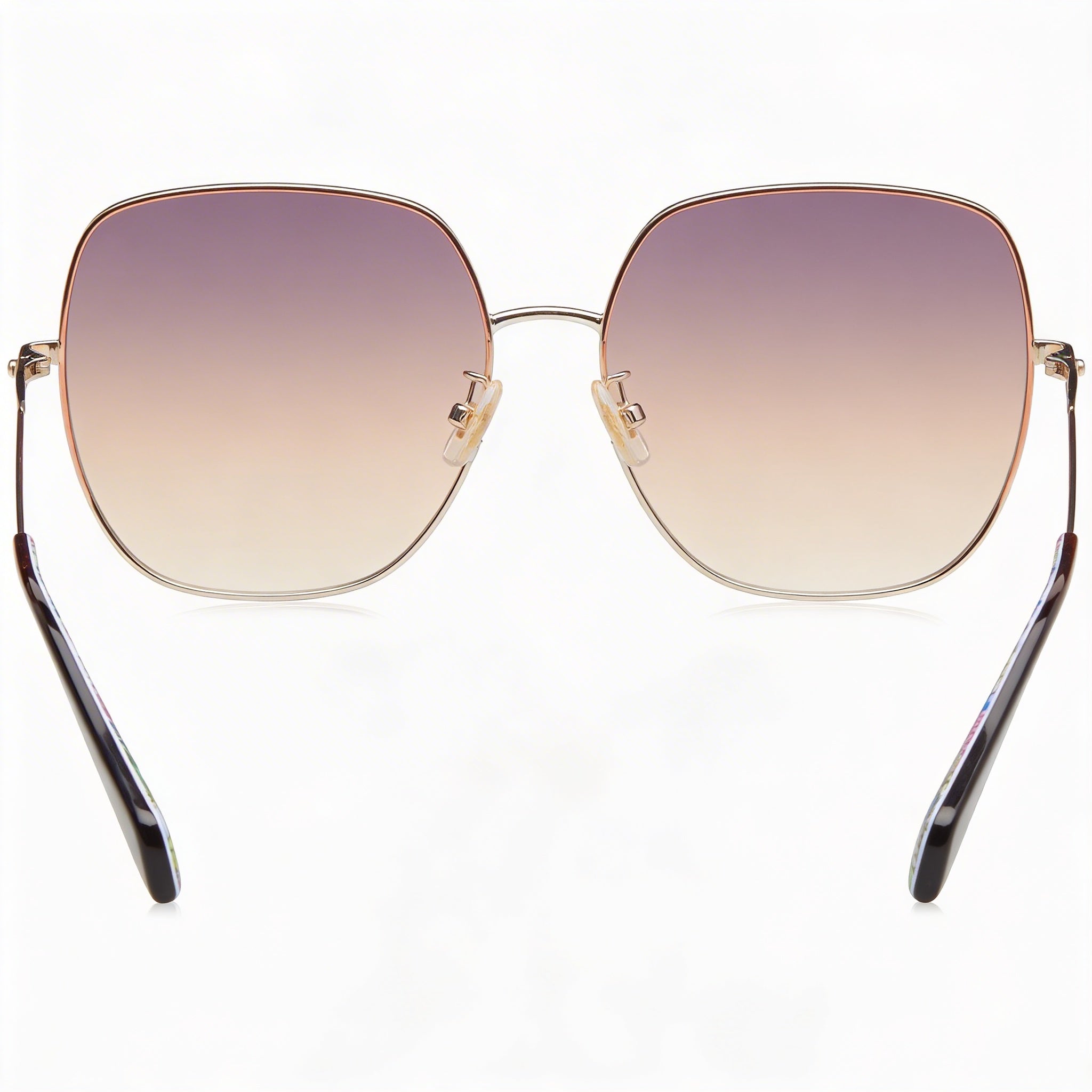 Gafas de sol Kate Spade New York Seasonal para mujer, con montura metálica, policarbonato rojo dorado y protección UV, 59 mm, Photo 4