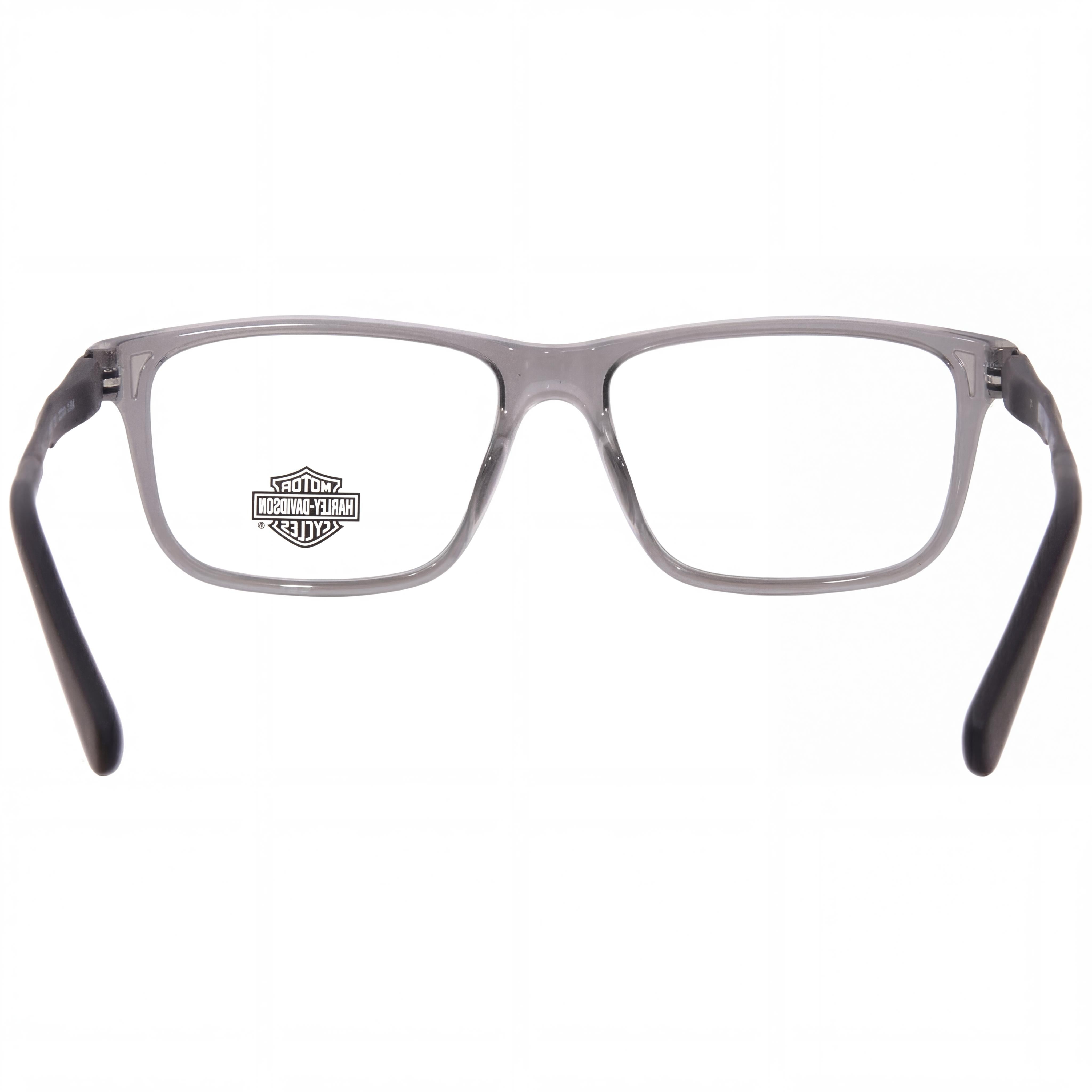 Harley-Davidson Hd0145t Gafas de Plástico Inyectado Cuadradas de Montura Completa Unisex Grises 50-14-130, Photo 3