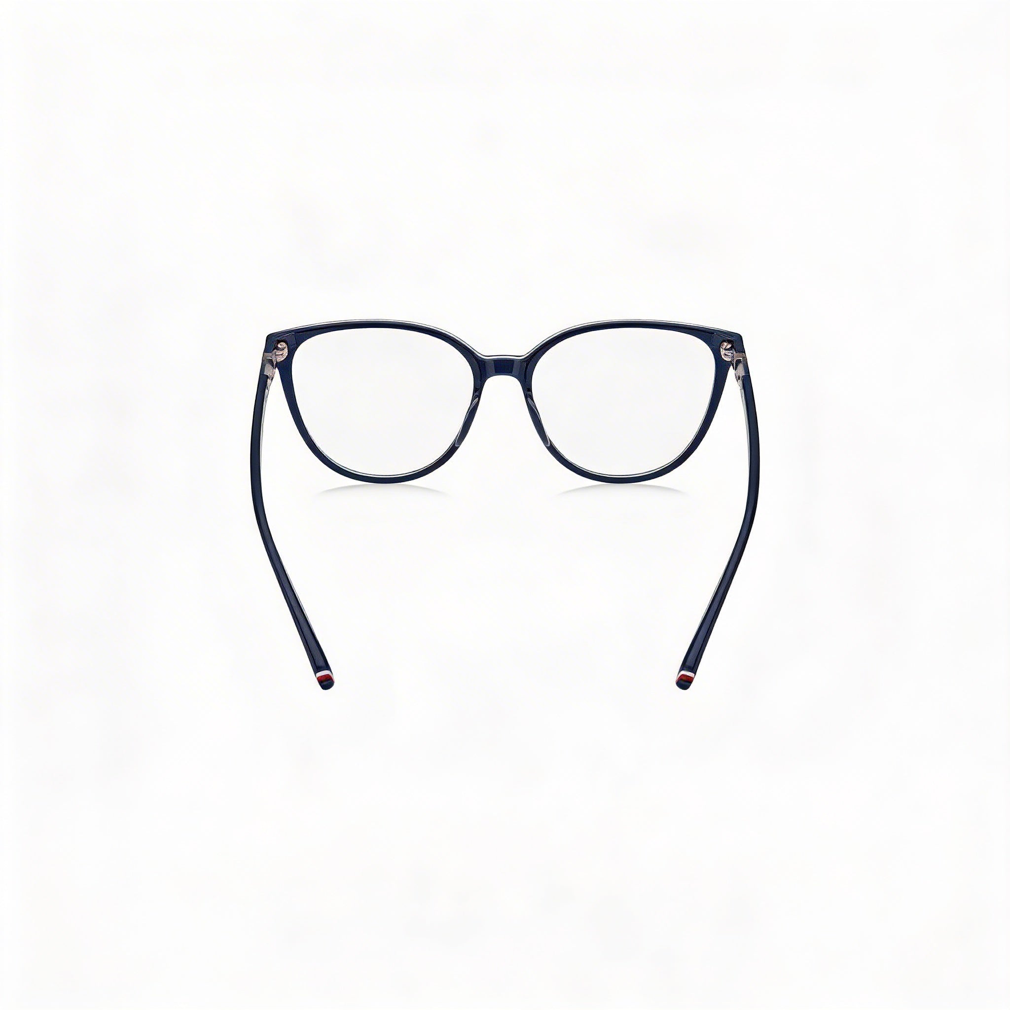 Tommy Hilfiger Classic Unisex Blue Acetate Optical Eyeglasses Frame 53mm Lens 16mm Bridge 140mm Temple with Clear Demo Lenses, Photo 2