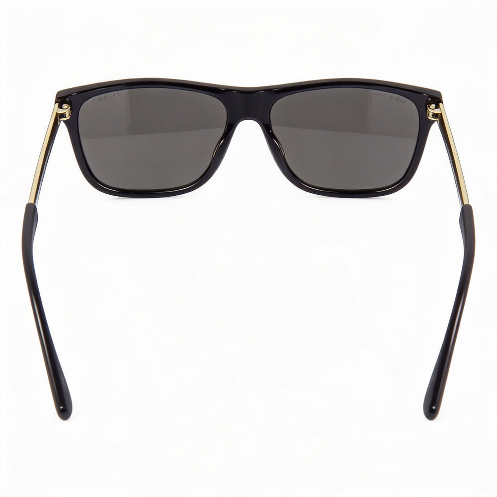 Gucci GG0687S Gucci Logo Black Frame Dark Grey Polarized UV Sunglasses 57mm