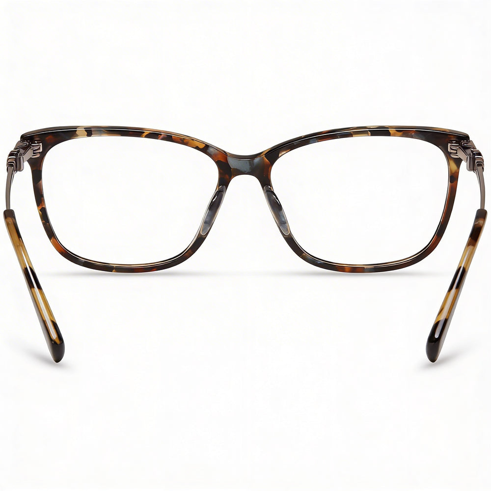 Monturas de gafas Harley-Davidson unisex de color marrón con lentes de demostración transparentes, lentes reemplazables con prescripción personalizada