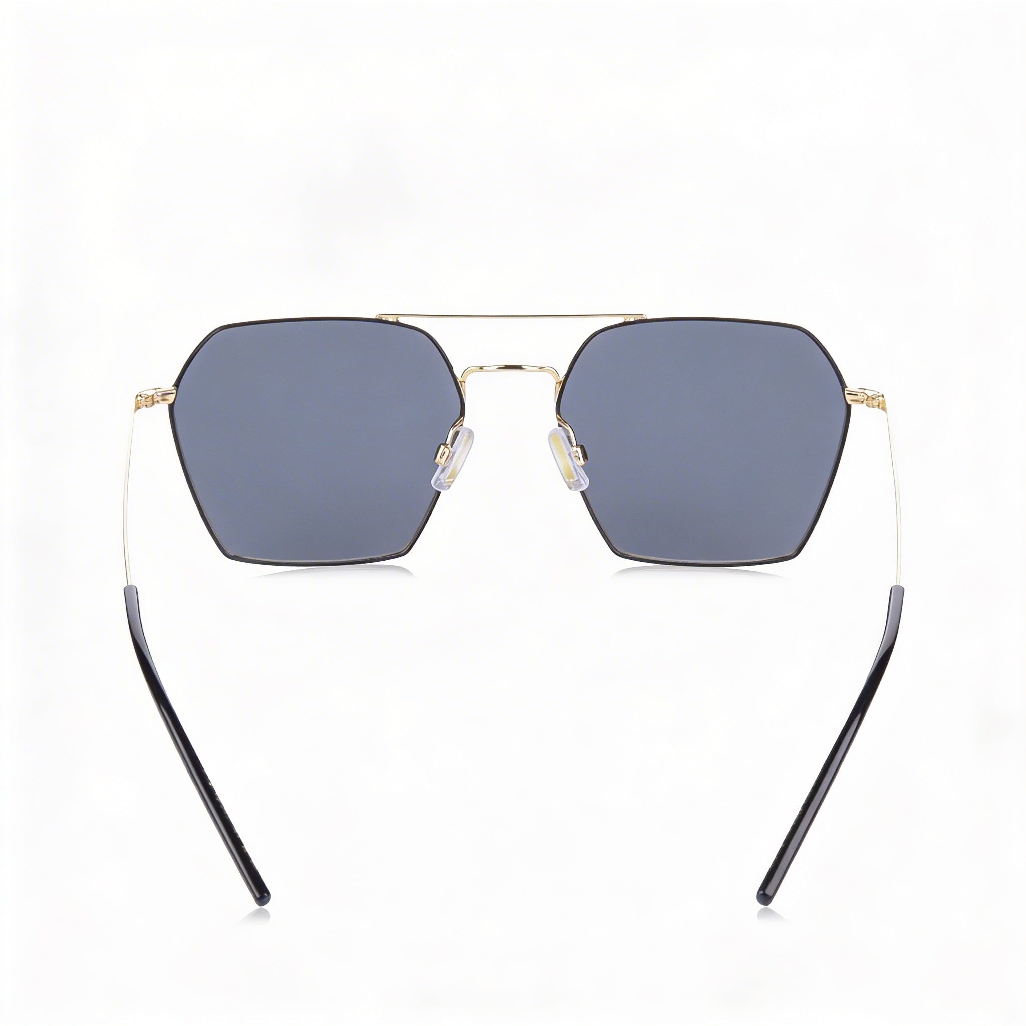 Hugo Boss Casual Women's Gold Black Stainless Steel Frame UV Protected Sunglasses with Stainless Steel Lenses 54mm, Photo 4