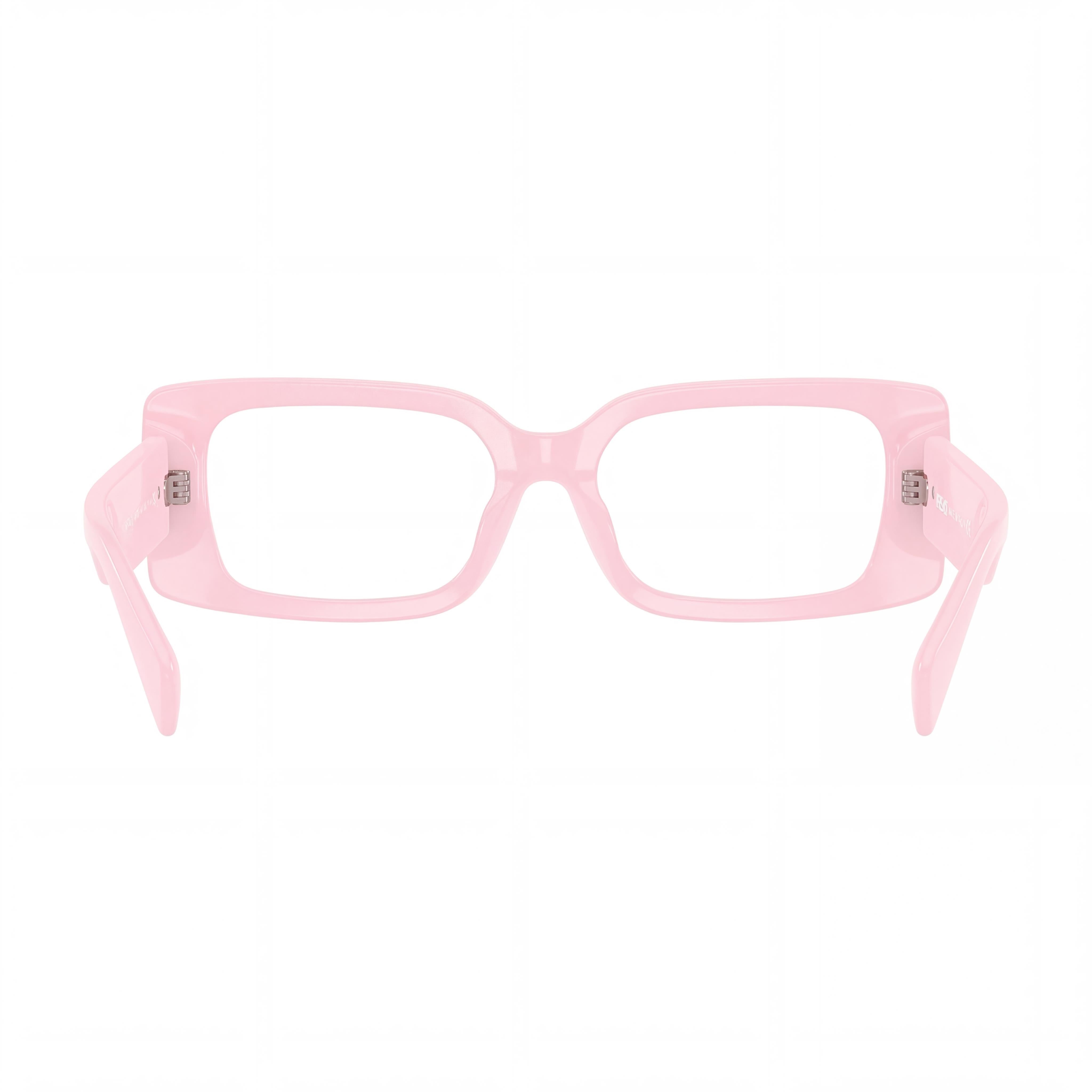 Versace Ve 3362u Women's Eyewear with Pink Acetate Frame, Clear Polycarbonate Lenses (53-17-140mm), Photo 4