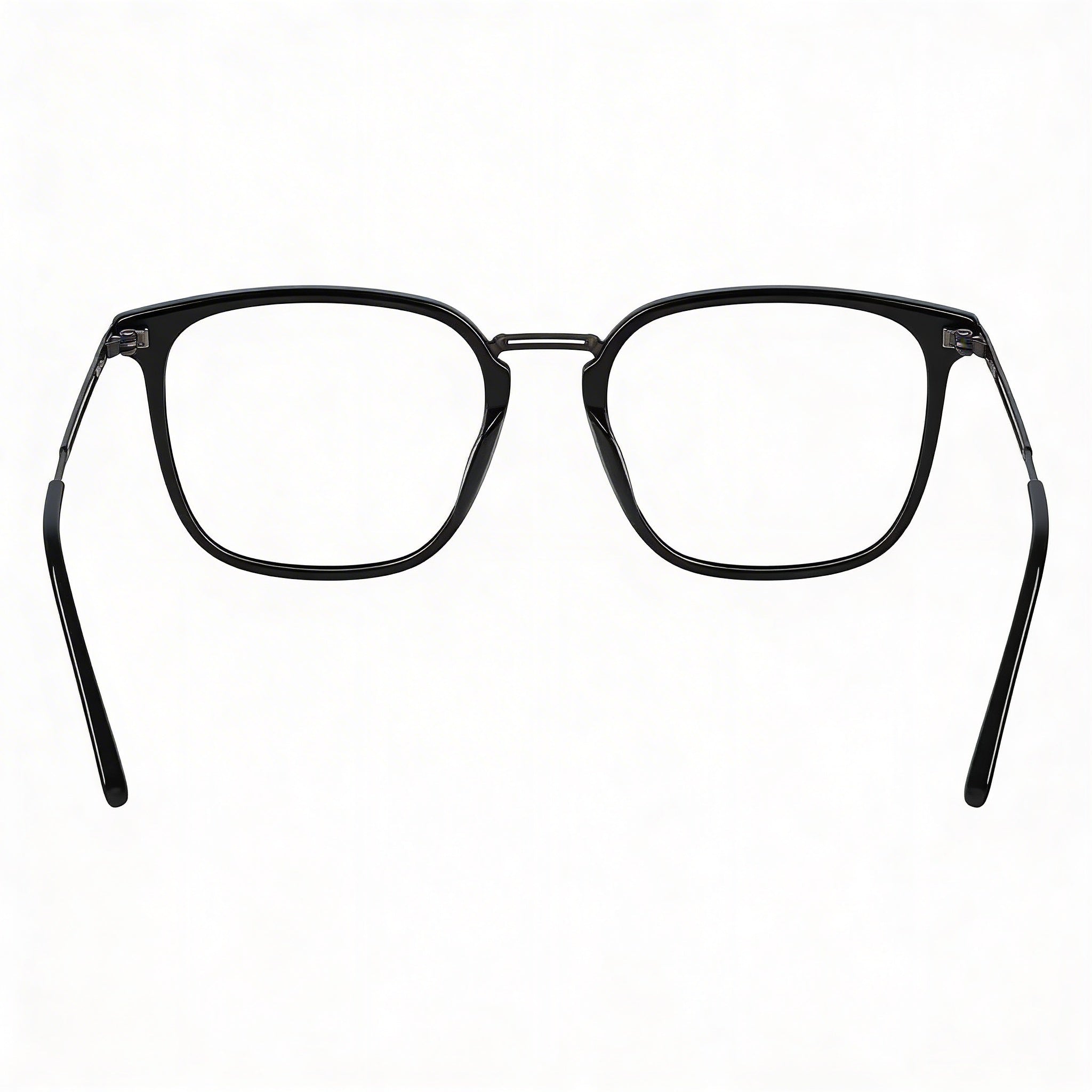 Lacoste Men's Casual Ophthalmic Glasses Black Frame Transparent Plastic Lenses Size 52-19-145, Photo 4