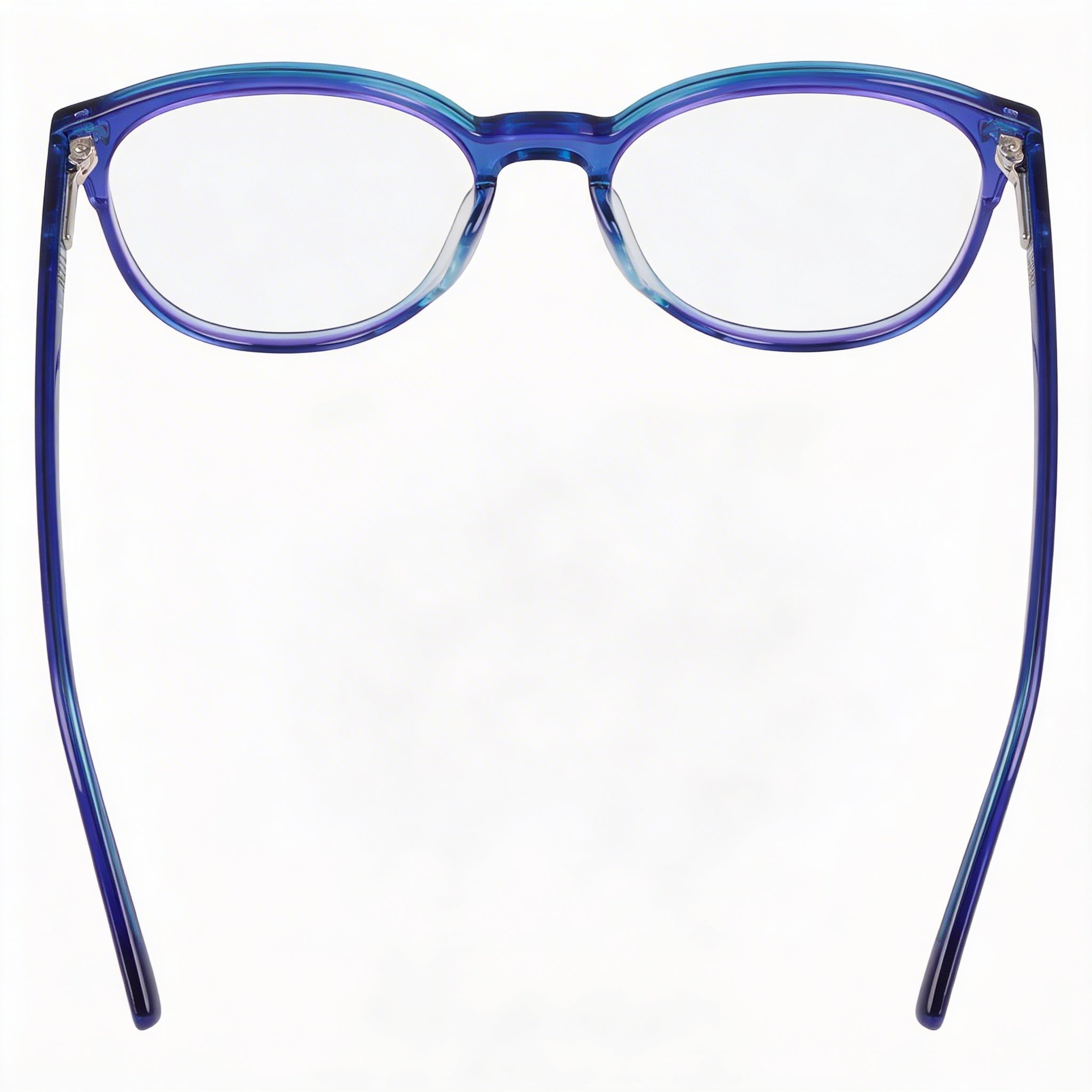 DKNY Classic Women's Acetate Eyeglasses with Polycarbonate Lenses, Triple Blueberry, 50-18-140, Photo 3