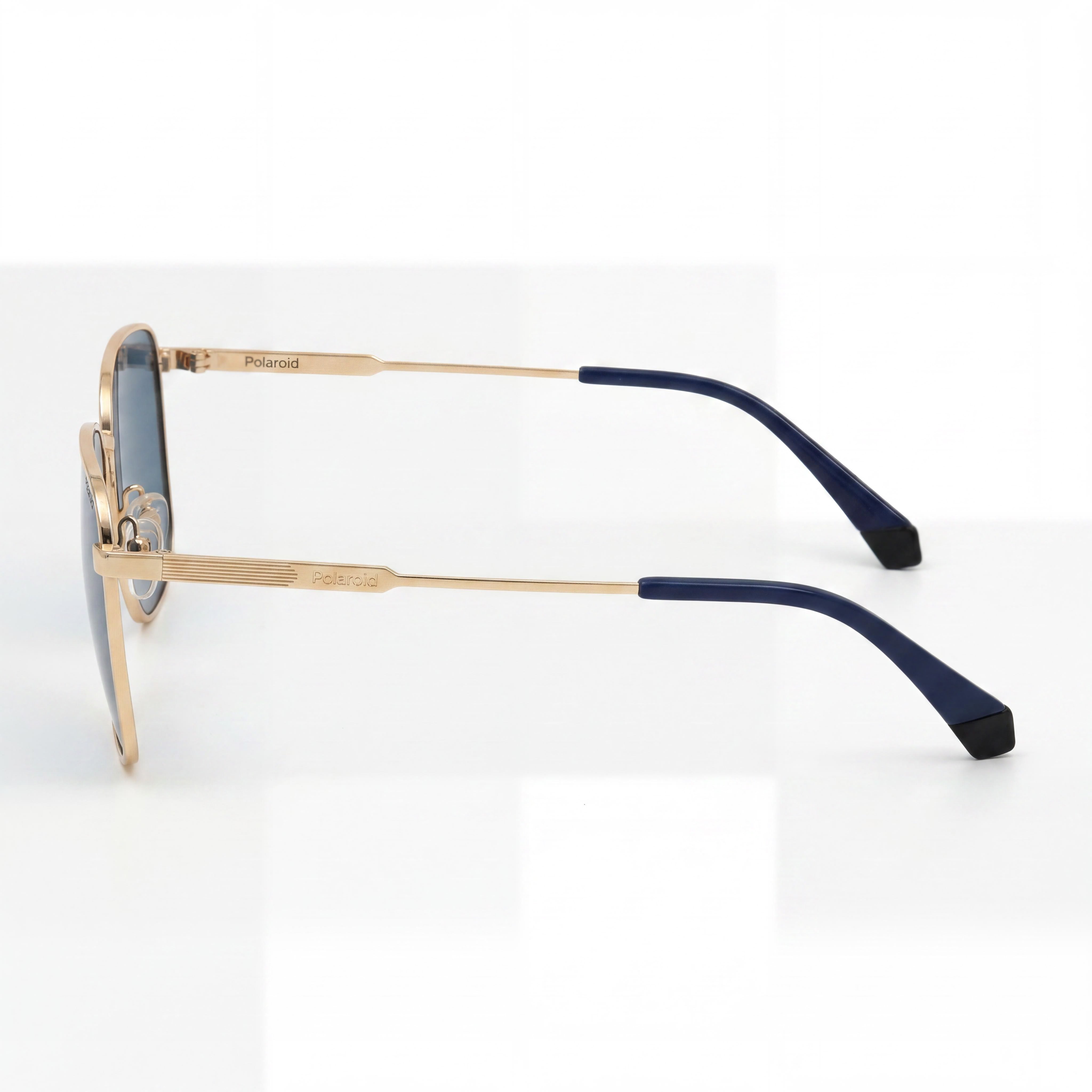 Polaroid PLD 4120/G/S/X-0LKS Gold Square Sunglasses for Men, 61mm, Photo 3