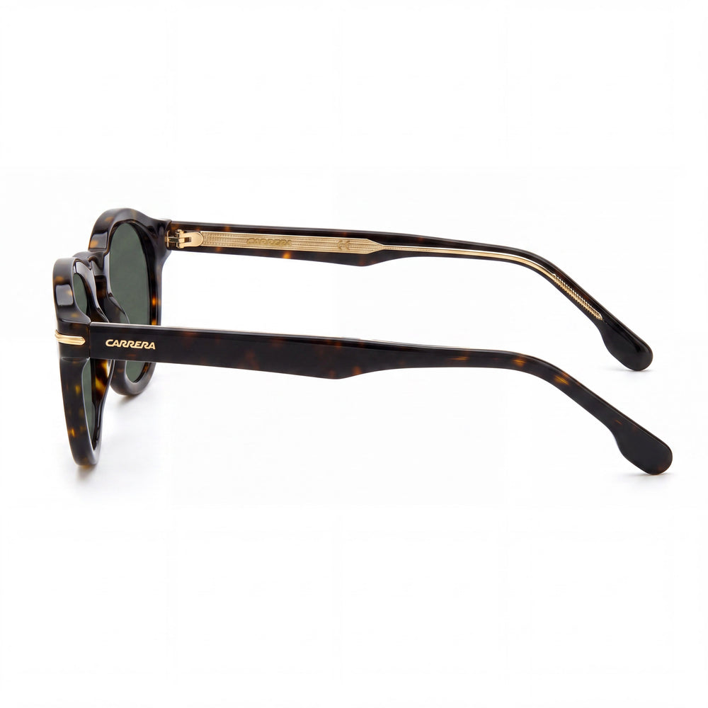 Gafas de sol Pantos de hombre Carrera Casual con montura de acetato havana, lentes havana, 48 mm, sin polarizar, protección 100% UV