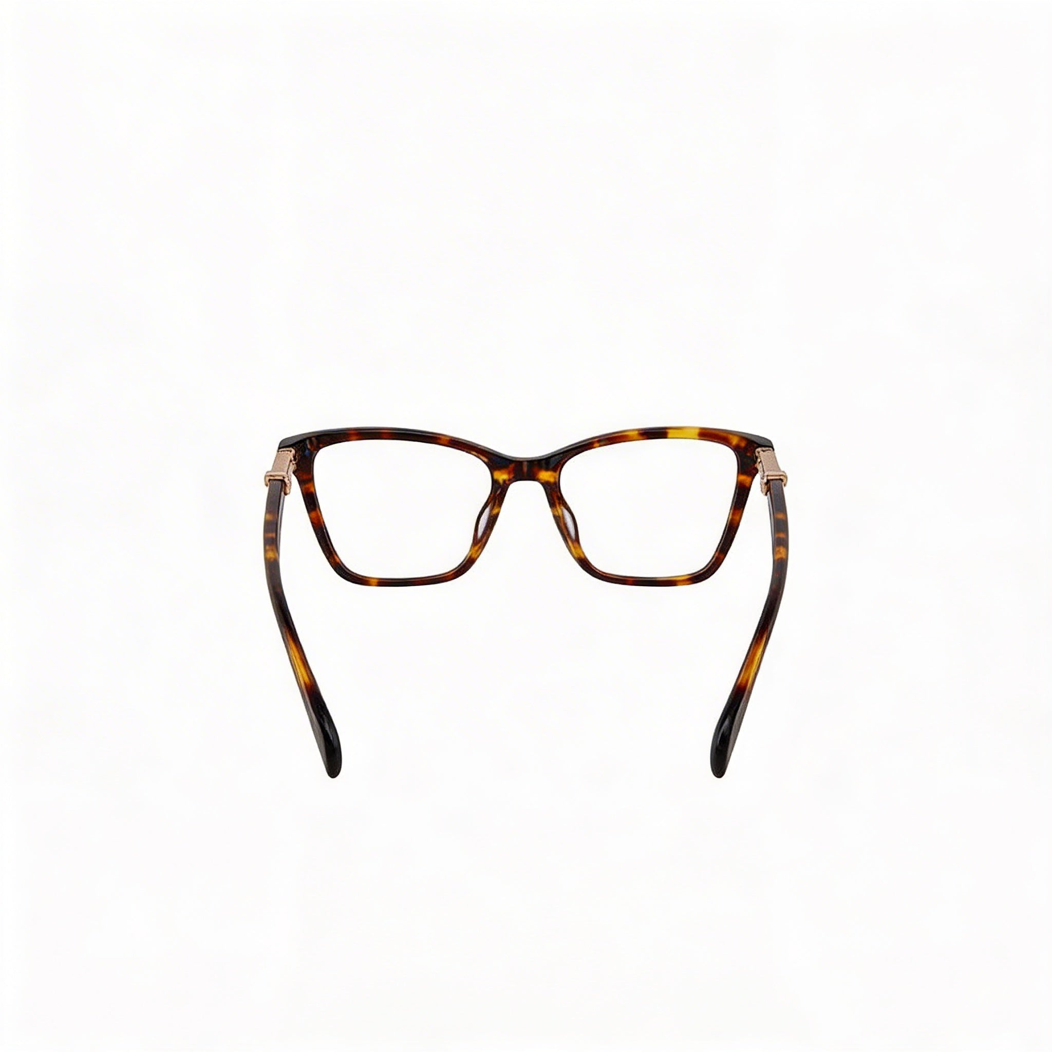 Tous Classic Women's Timeless Acetate Optical Eyeglasses in Shiny Brown Yellow Havana, Lens Width 51mm, Photo 3