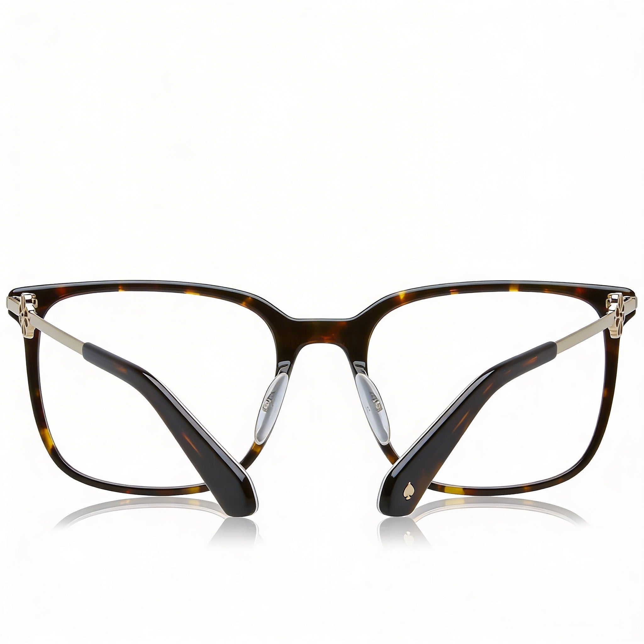 kate spade new york Modern Women's Havana Acetate Frame with Polycarbonate Lenses, Size 52-18-140mm, Photo 4