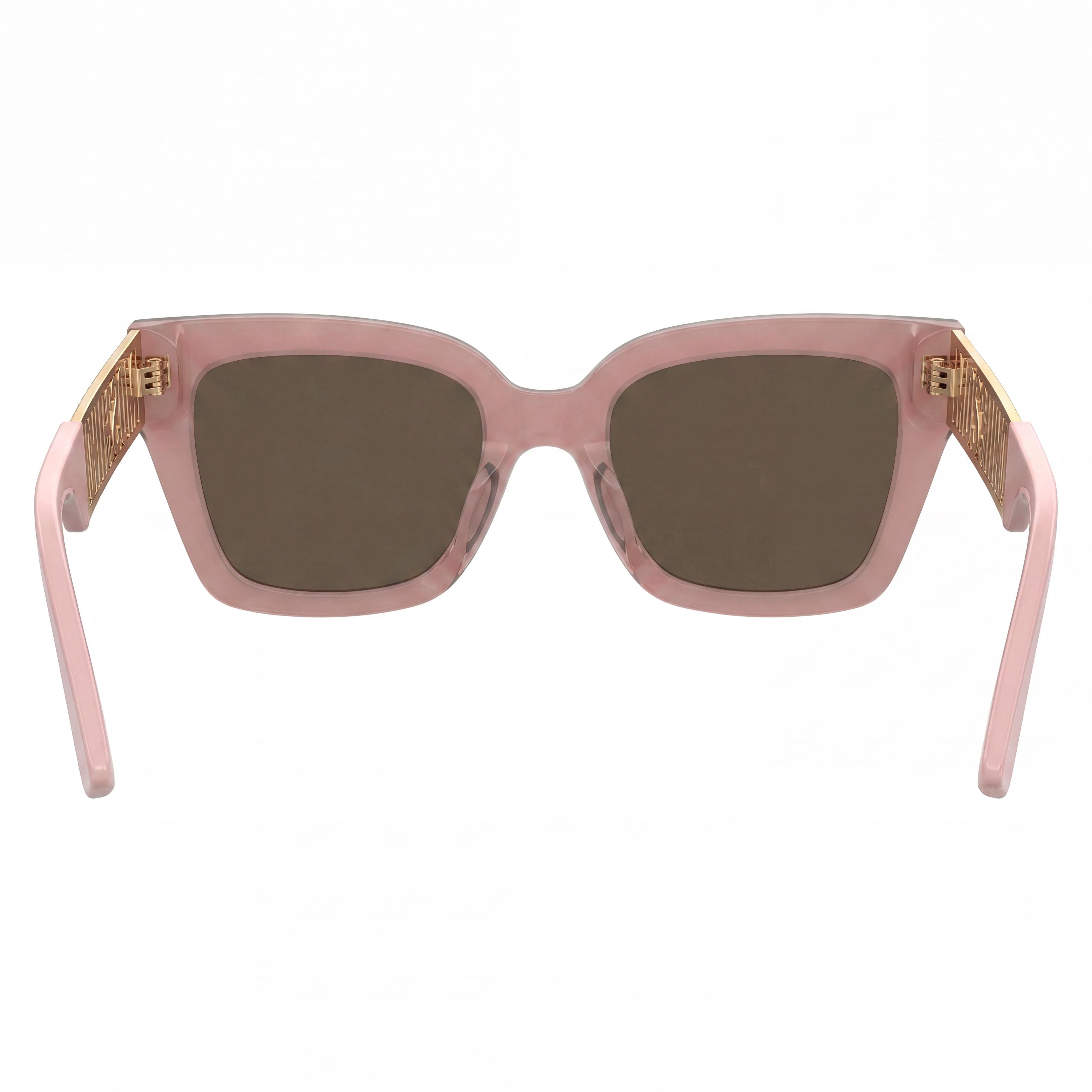 Moschino Casual Women's Pink Acetate Sunglasses, Pink Flash Silver Non-Polarized Lenses, UV Protection, 53mm, Photo 4