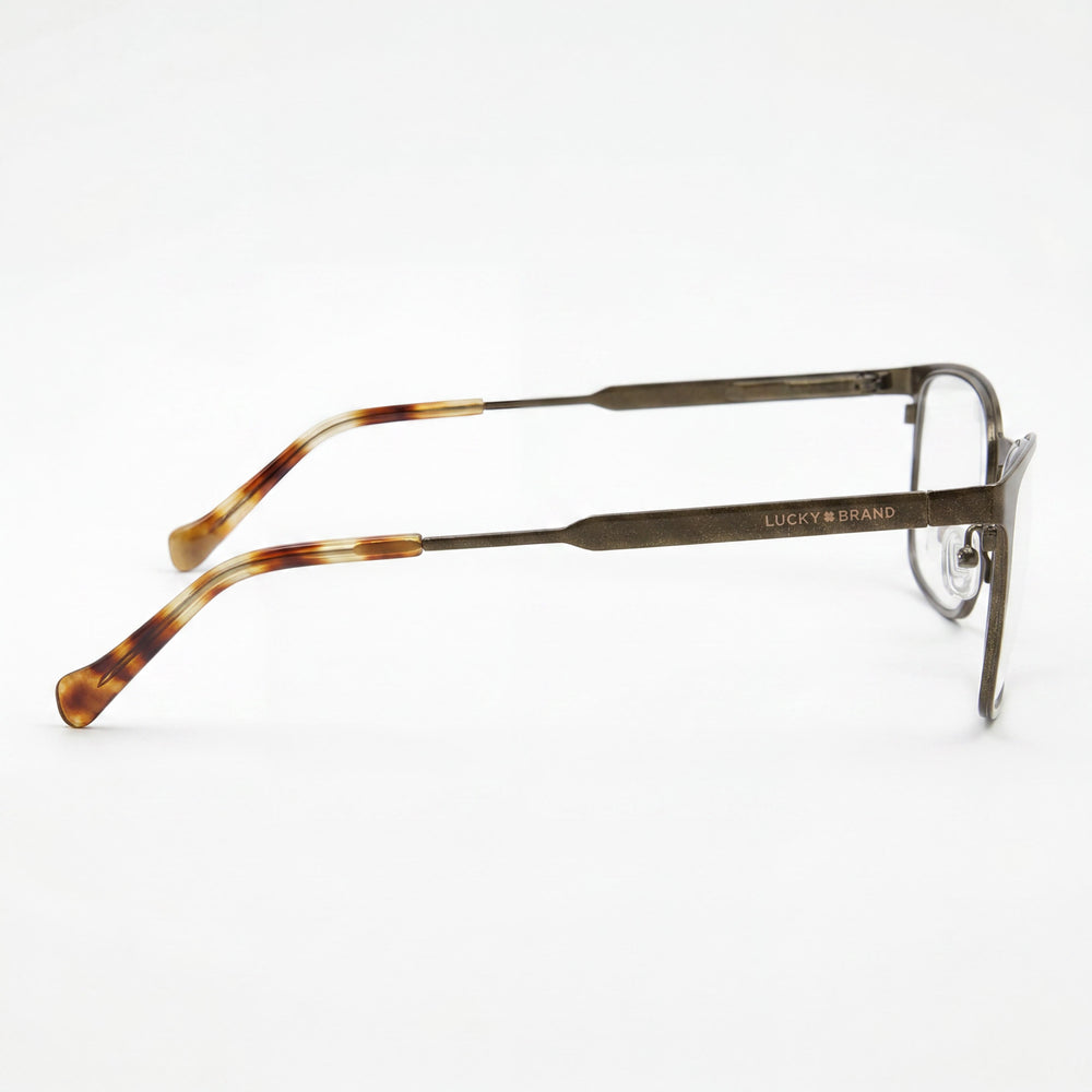 Lucky Brand Women's D312 Green Metal Frame Polarized Lenses Eyewear with 53mm Lens, 18mm Bridge, 140mm Temple