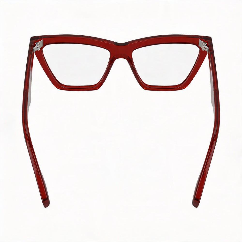 KARL LAGERFELD Kl6195 Women's Red Acetate Optical Eyeglasses 54mm