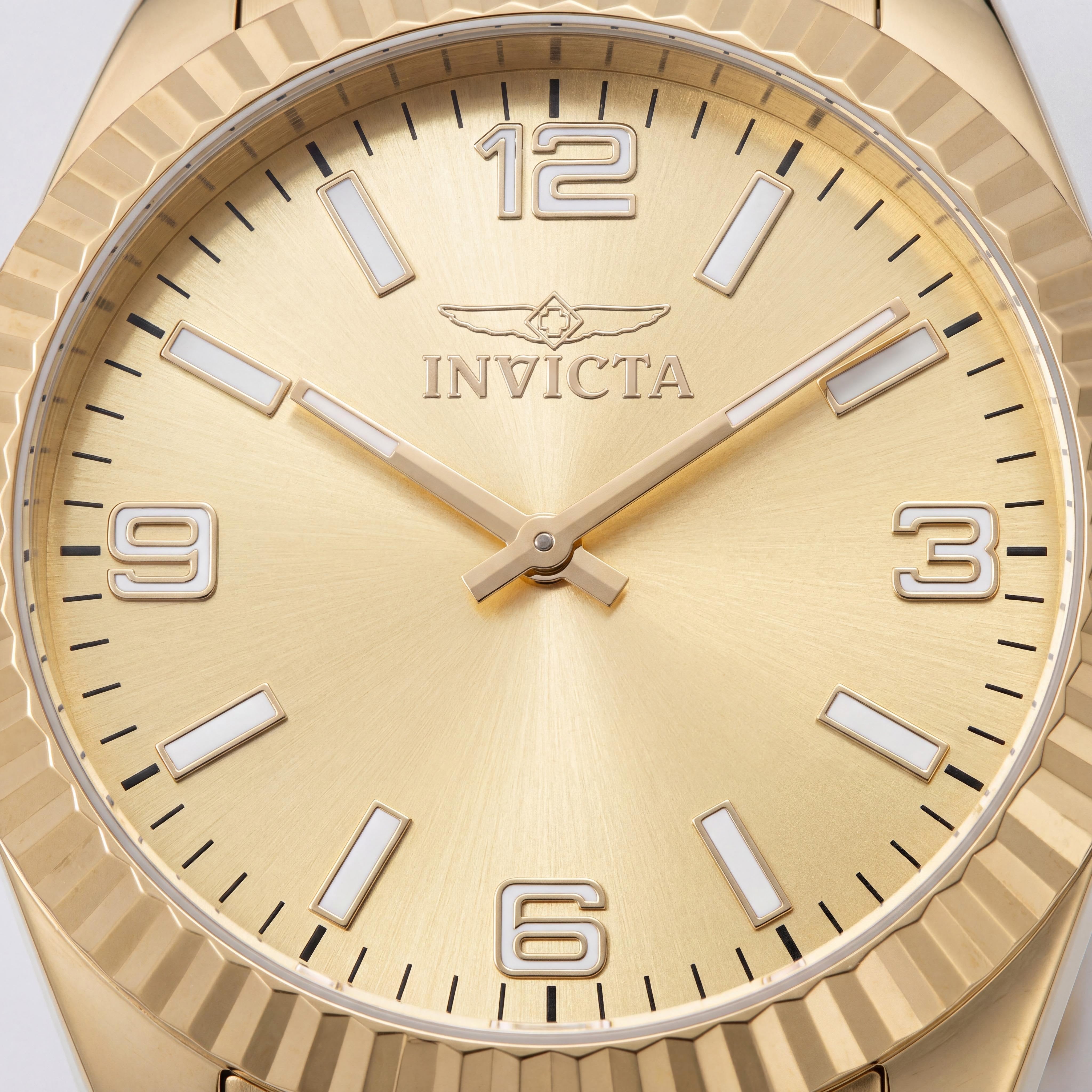 Reloj Invicta Specialty 49682 para hombre, de cuarzo, 43 mm, de acero inoxidable tono dorado, 5 ATM, Photo 2