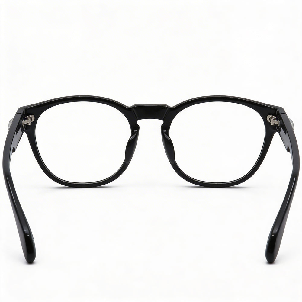 Gafas graduadas Adidas Originals OR5006 para hombre, montura oftálmica inyectada en negro brillante, 54 mm