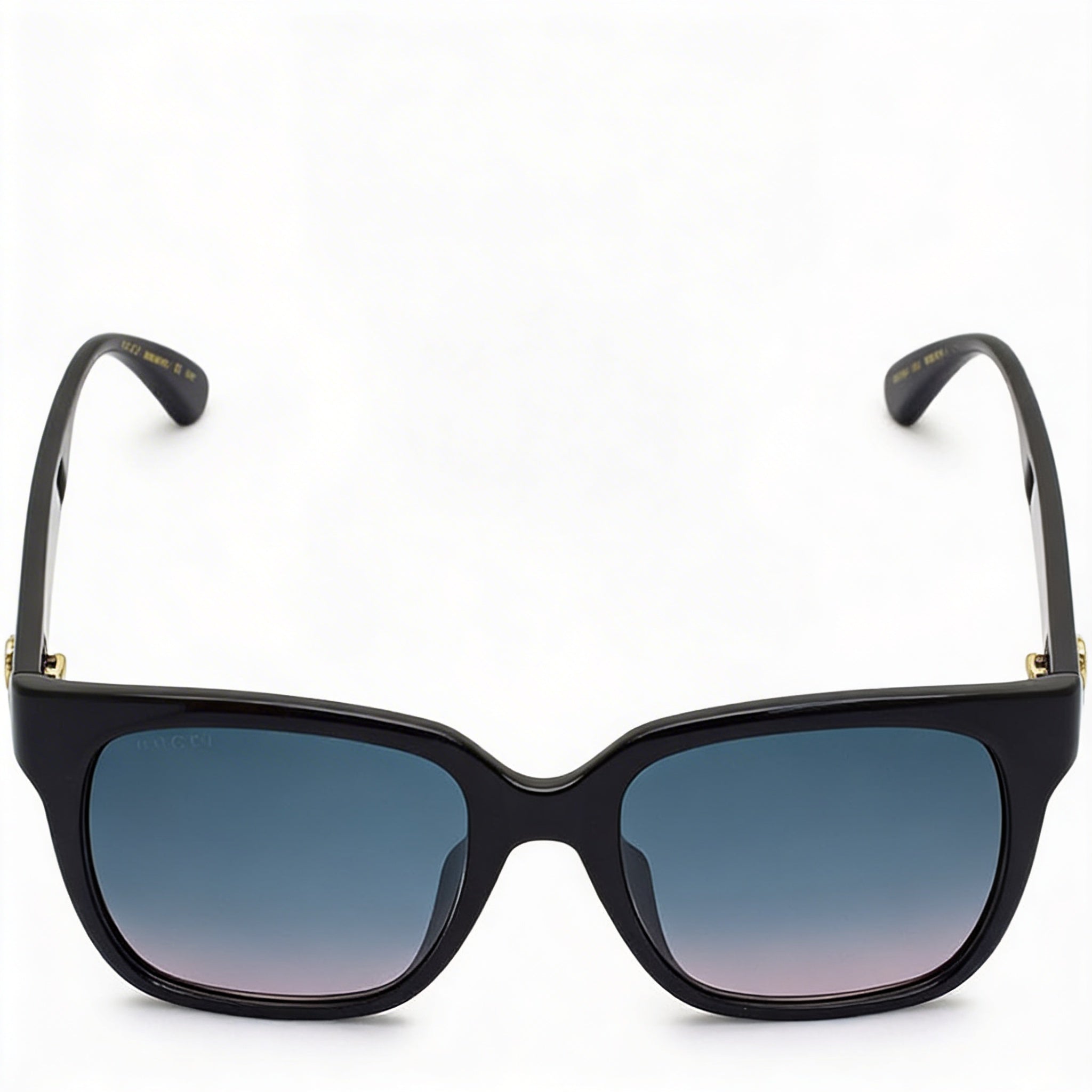 Gucci Gg0715sa Women's Black Blue Injection Sunglasses, UV Protected Blue Gradient Lenses, 53mm, Photo 4