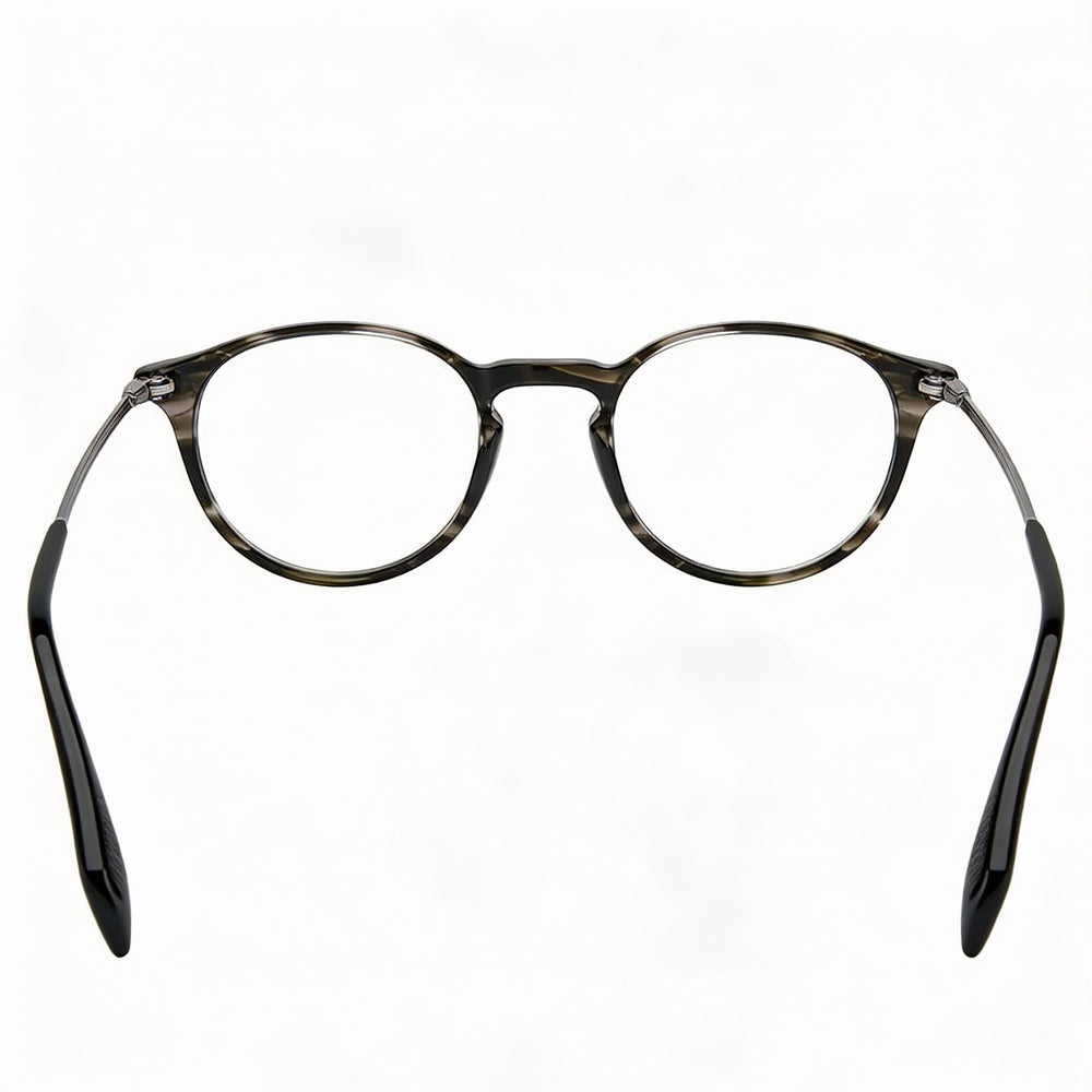 David Beckham Db 1049 Eyeglasses featuring a Grey Horn Plastic Frame with a 48mm Lens Width for Unisex