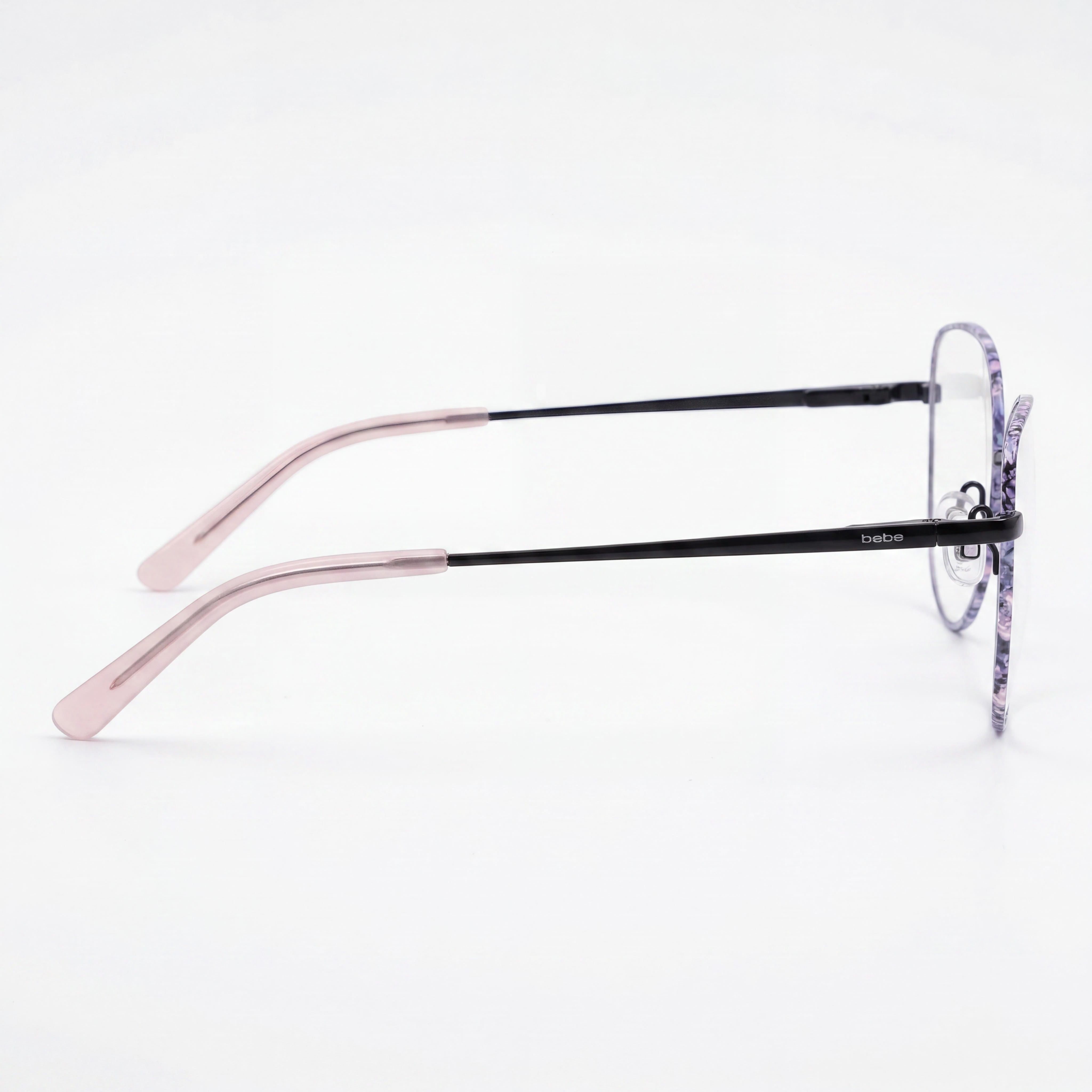 Gafas de sol bebe Bb5207 para hombre, confeccionadas con montura de metal en tono Floral Jet y lentes transparentes de 51 mm., Photo 2