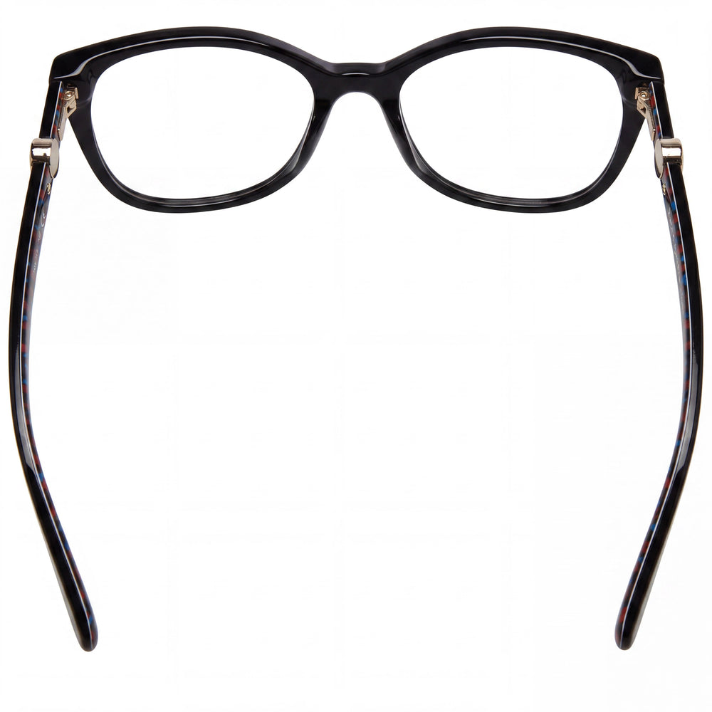 kate spade new york Gafas de sol de mujer modernas con montura de plástico y protección UV de policarbonato negras de 52 mm