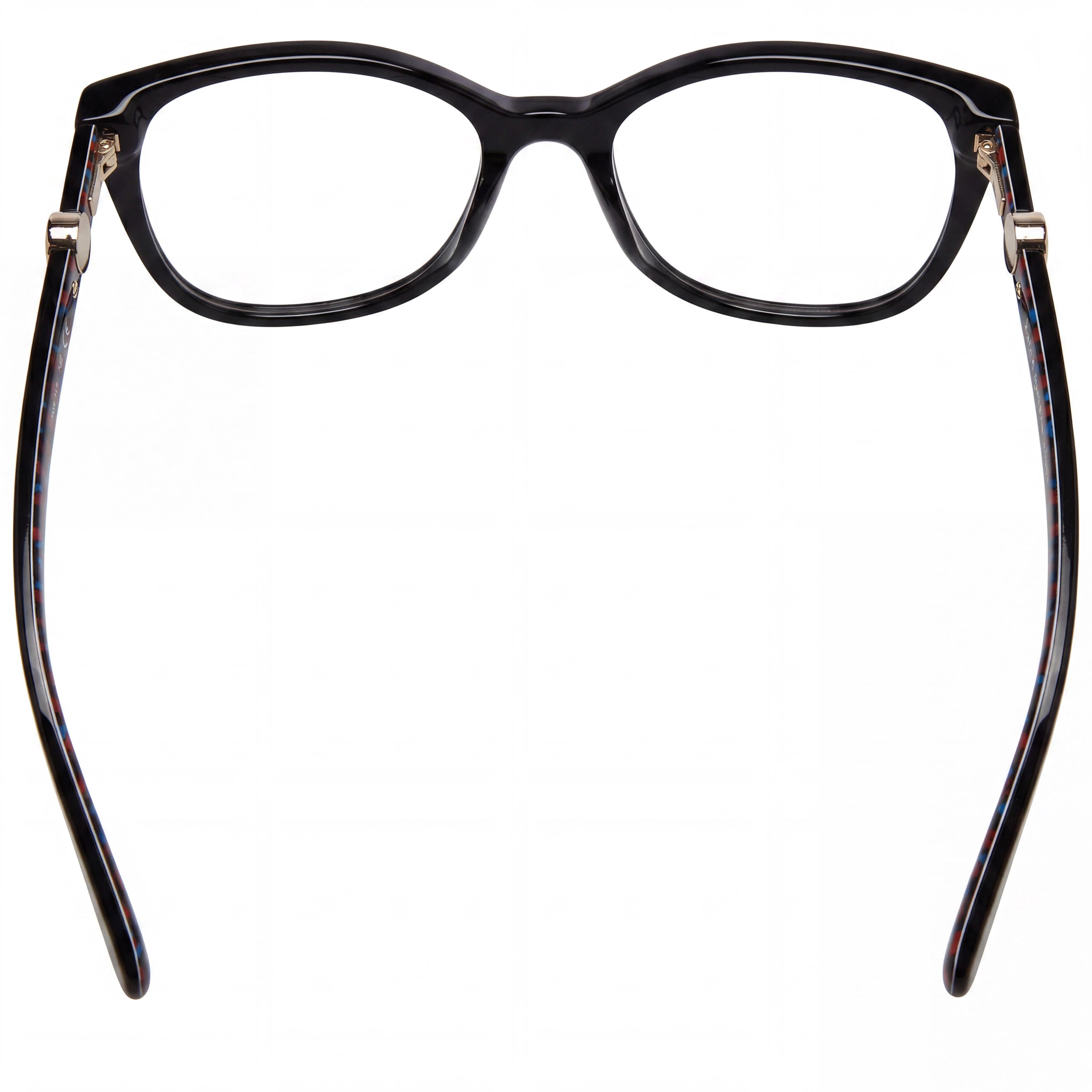 kate spade new york Gafas de sol de mujer modernas con montura de plástico y protección UV de policarbonato negras de 52 mm, Photo 3