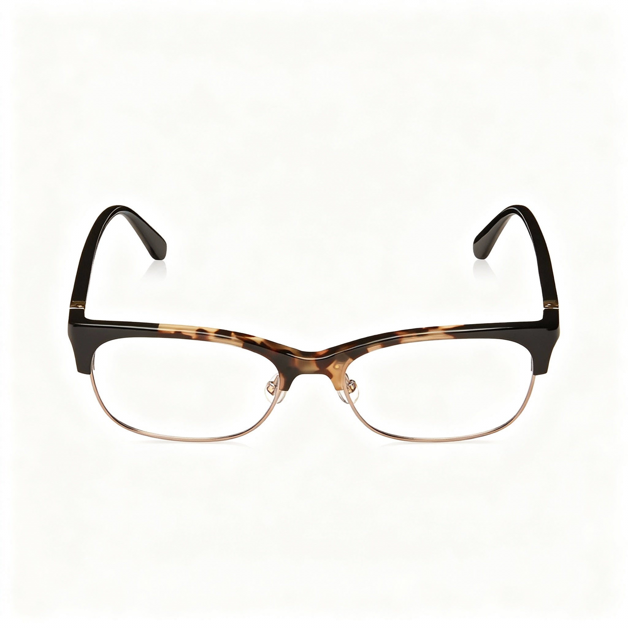 kate spade new york Women's Prescription Eyeglasses with Dark Havana Acetate Frame and Clear Non-Polarized Lenses 51-17-140mm, Photo 3