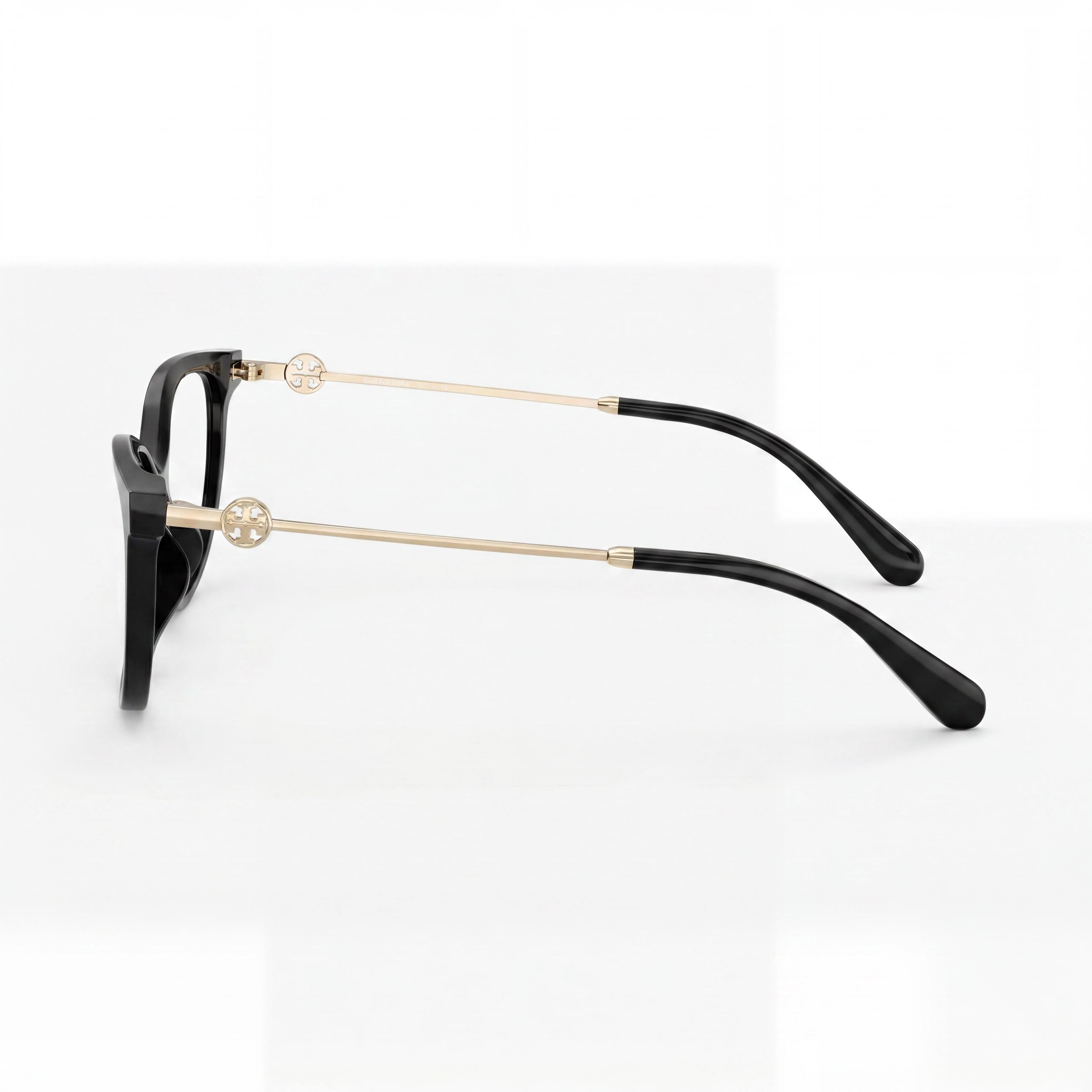 Tory Burch Miller Phantos Ty 2149u Men's Black Acetate Round Frame Eyeglasses with Clear Plastic Lenses 53mm, Photo 3