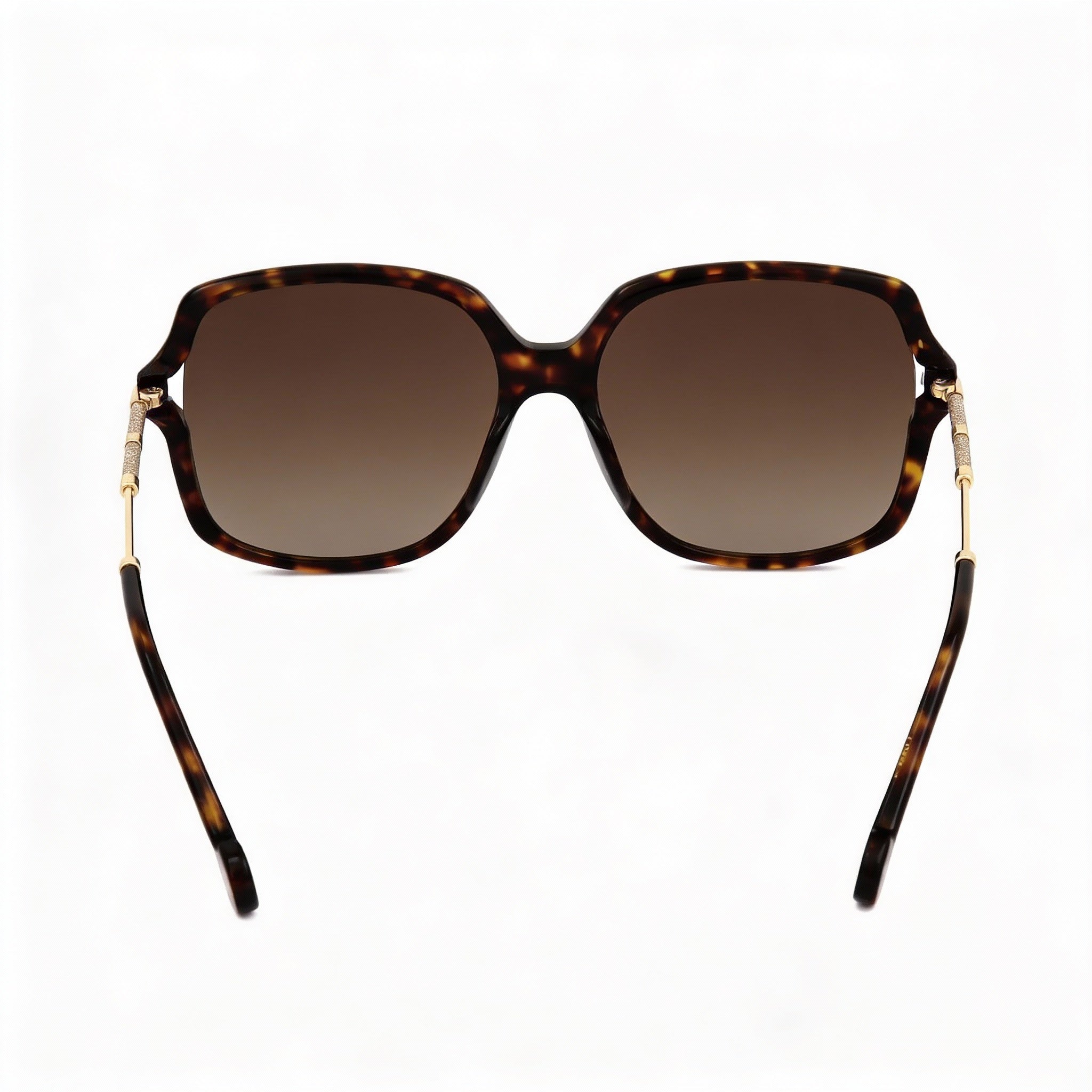 Gafas de sol Carolina Herrera HER0132/G/S Butterfly Havana de policarbonato con degradado marrón, 58 mm, Photo 3