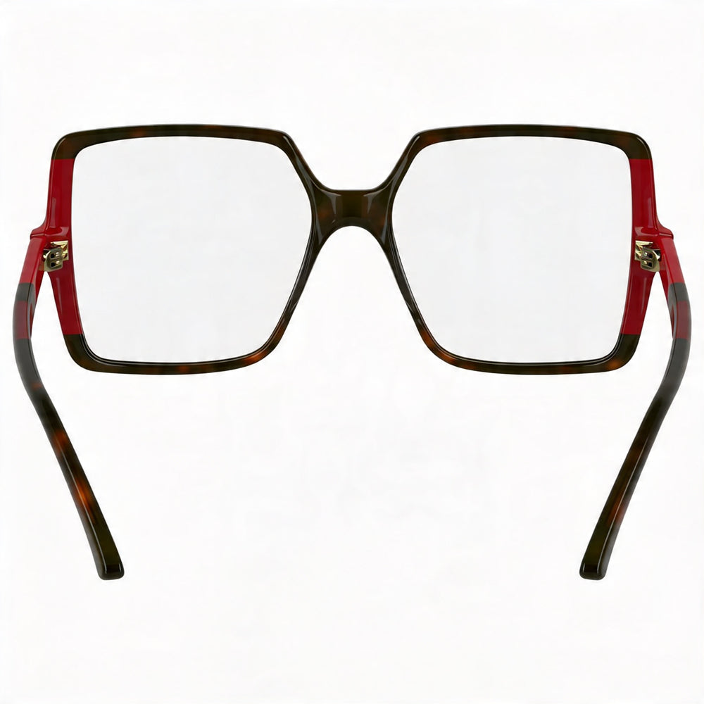 KARL LAGERFELD Kl6169 Women's Acetate Eyeglasses with Dark Tortoise/Red Frame 54-17-140
