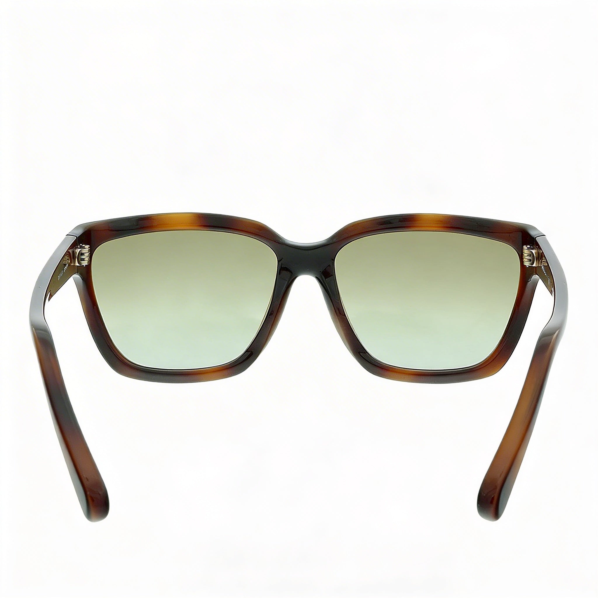 Gafas de sol de plástico carey para mujer Ferragamo Sf1018s 214 con lentes UV verde oscuro 59 mm, Photo 4
