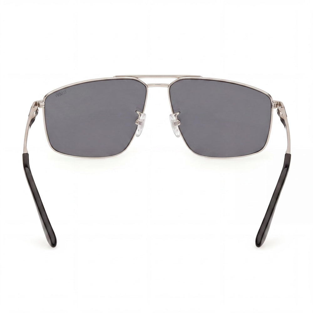 BMW Comtemporary BW0055-H Men’s Sunglasses Shiny Palladium Titanium Frame UV Protection 62-18-140