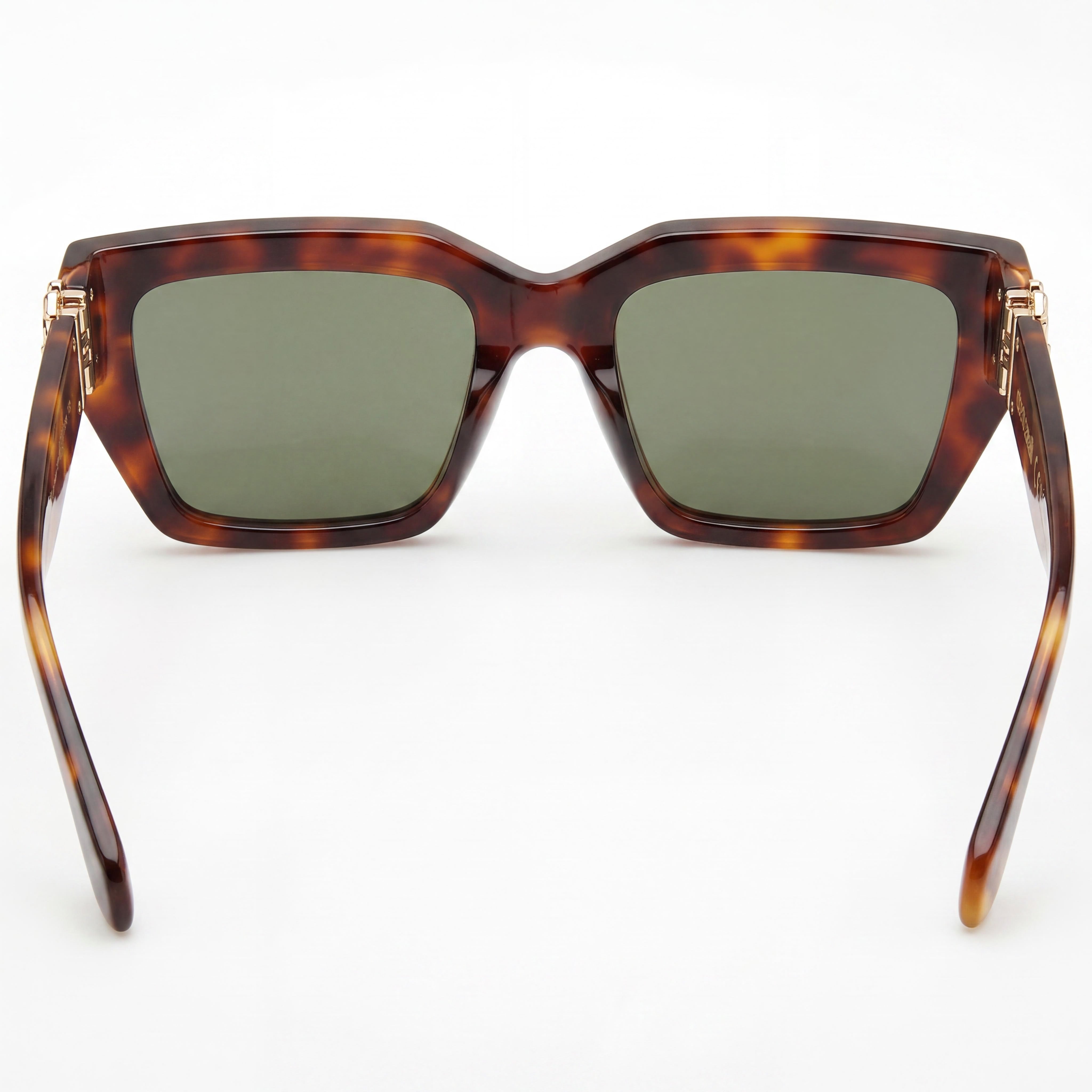 Gafas de Sol Just Cavalli Modern de Acetato Negro Brillante para Mujer con Degradado Bianco Neve Lucido Protección UV 53mm, Photo 4