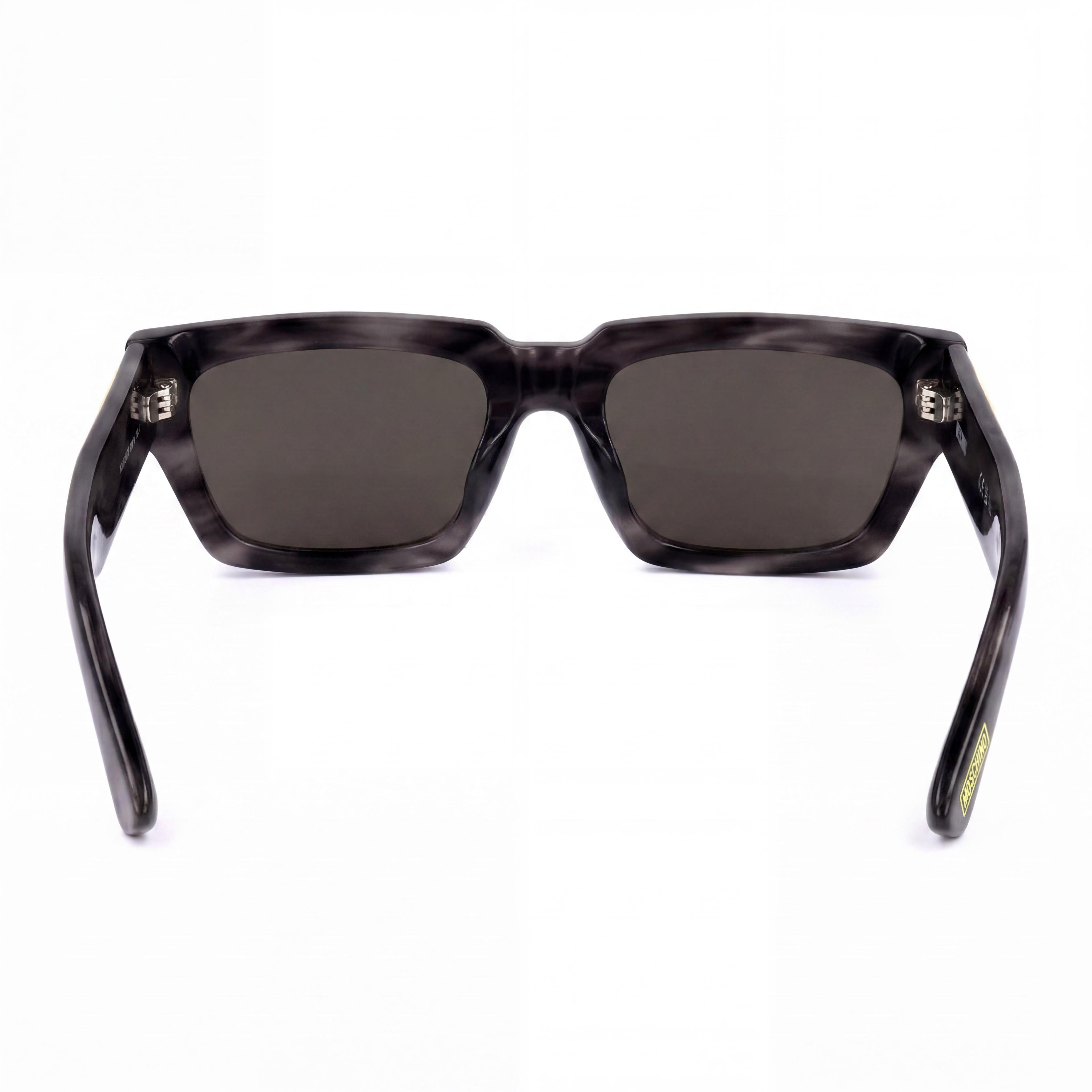 Moschino Casual Men's Grey Horn Acetate Frame Sunglasses with Grey Polycarbonate Lenses & UV Protection 55mm, Photo 4