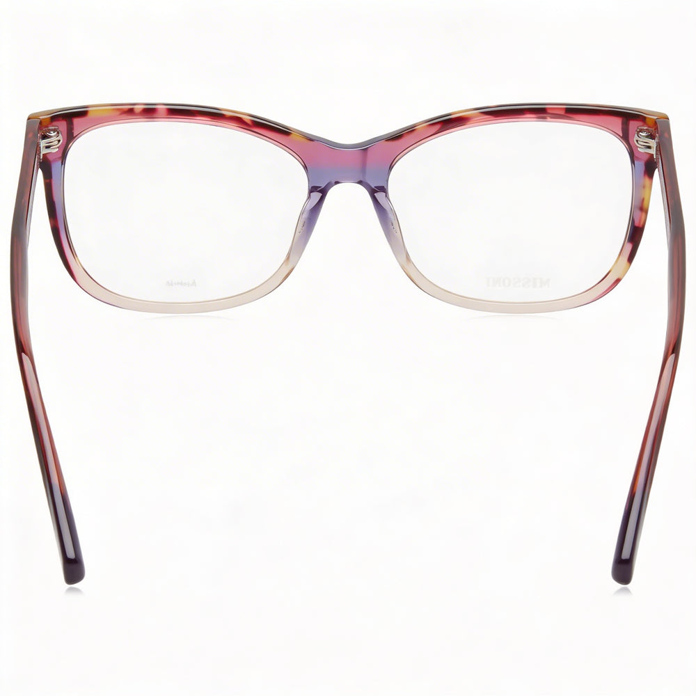 Gafas Missoni Mis 0090 para mujer con montura de acetato negro havana, lentes de policarbonato, 54 mm de ancho de lente