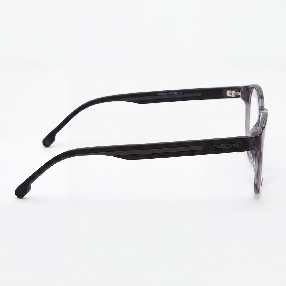 Gafas Carrera 8886 para mujer modernas con montura negra y gris de propionato, con lentes de policarbonato no polarizadas de 50 mm