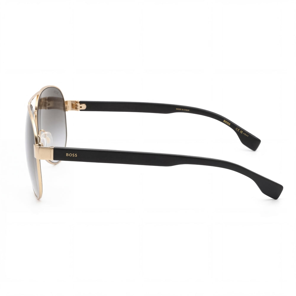 Gafas de sol Hugo Boss Butterfly para hombre, montura metálica multicolor, lentes de colores y protección UV, 11-141 mm