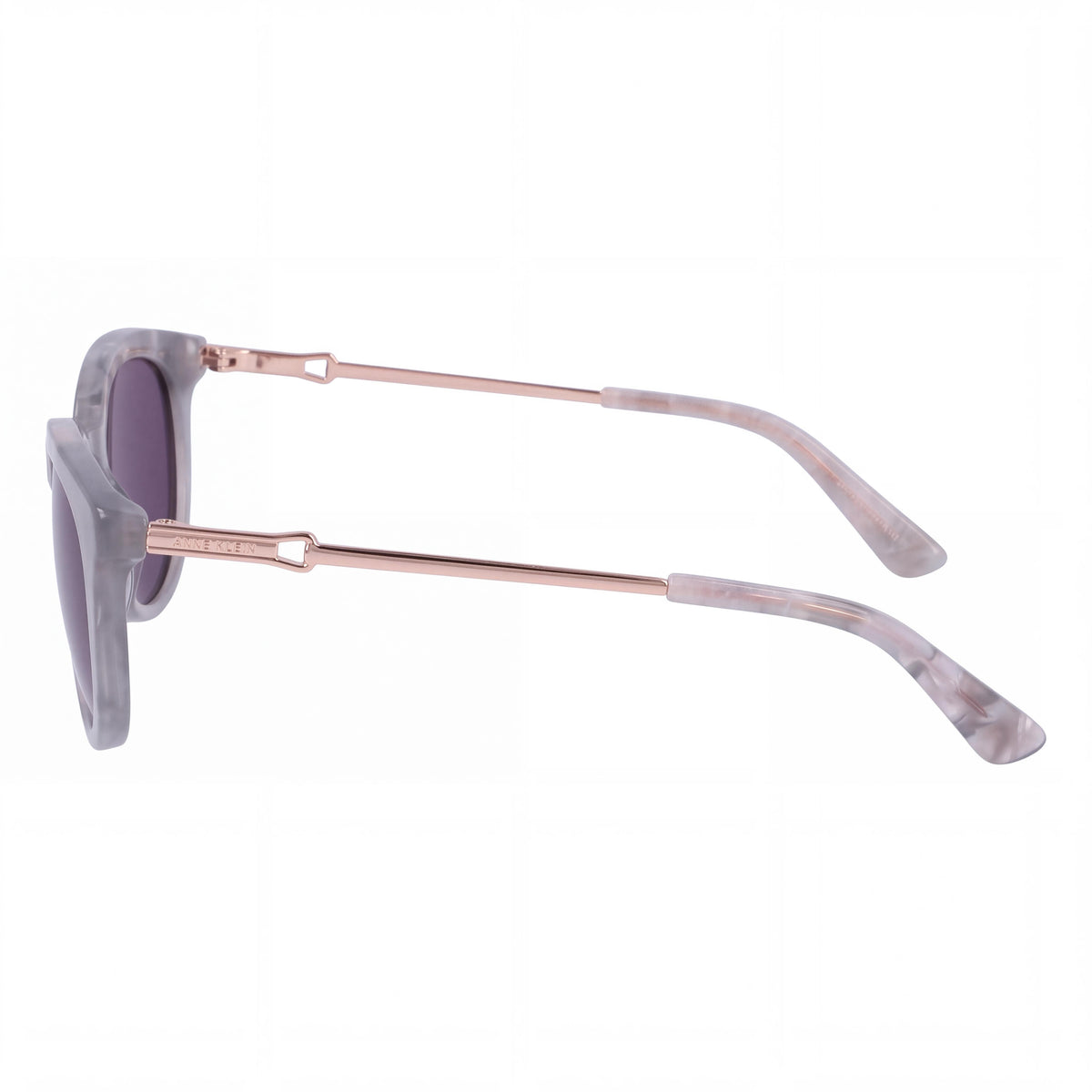 Gafas Anne Klein 7097 para mujer con montura de acetato color mármol gris clásico, lentes multicolores, 100% protección UV, 54 mm, Photo 3
