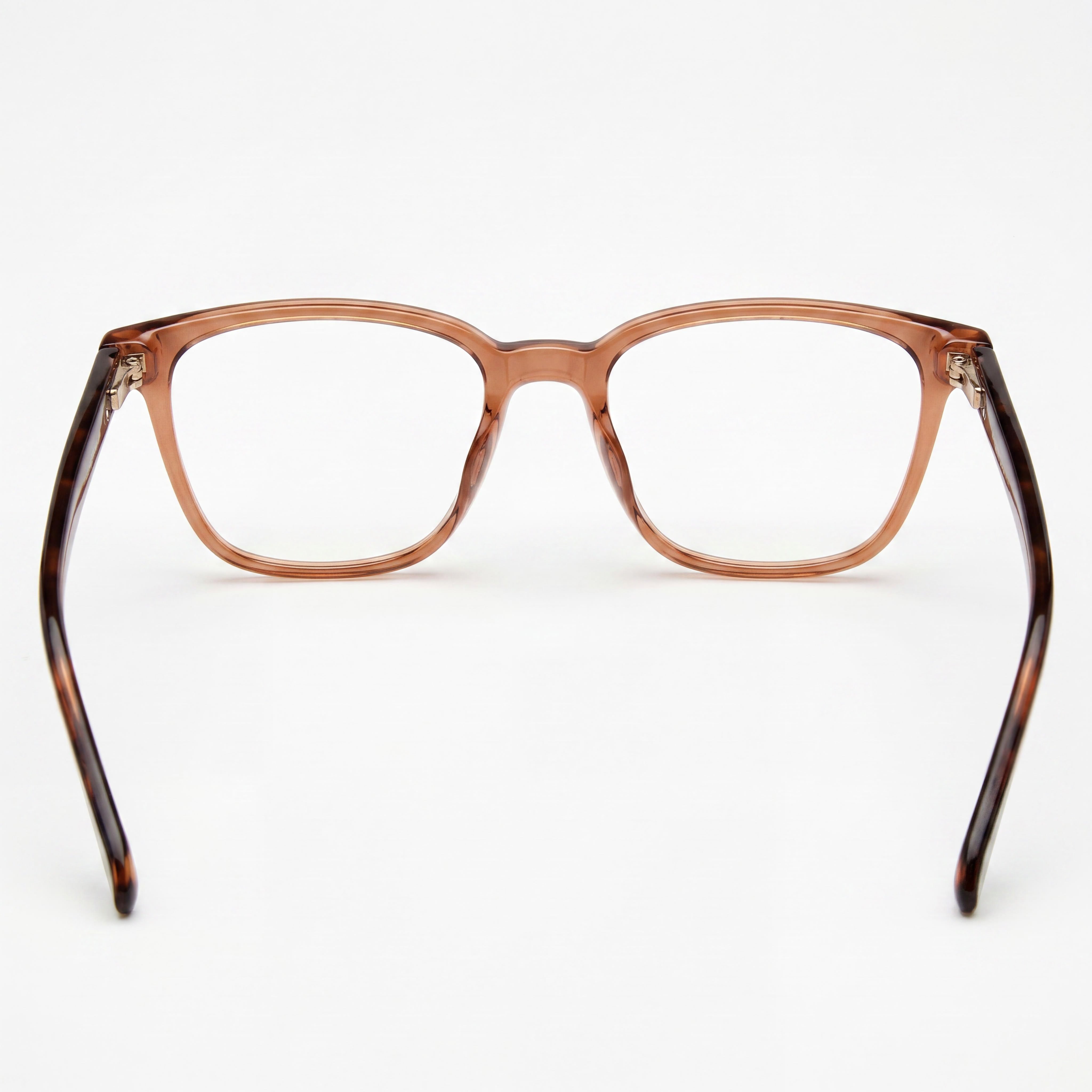 Fossil Fos 7126 Women's Plastic Transparent Light Brown Frame Light Brown Sunglasses 52mm, Photo 3