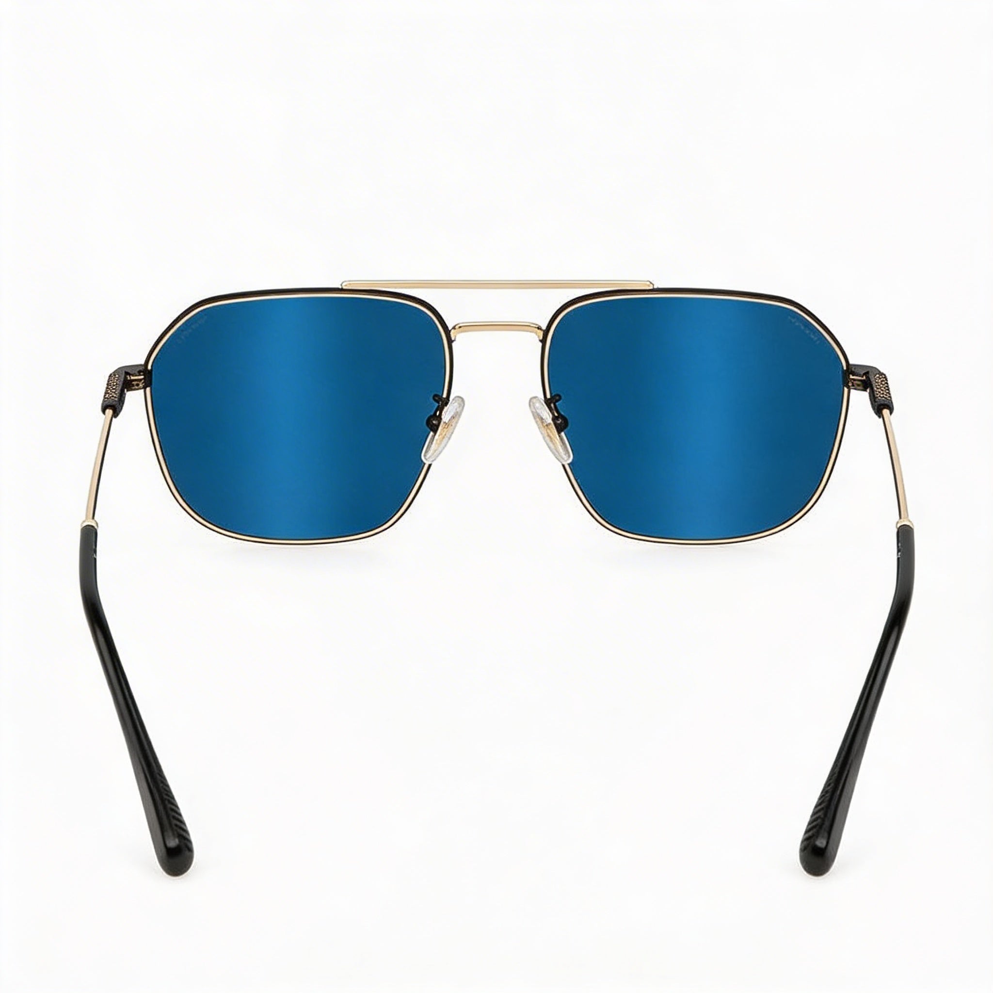 Gafas de sol Police SPLF64-57300B doradas rectangulares con efecto espejo para hombre, 57 mm, Photo 2