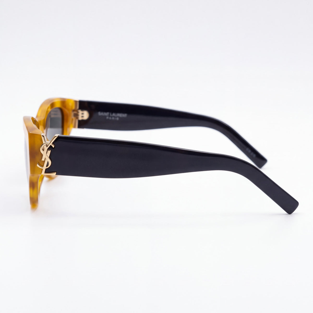 Yves Saint Laurent Casual SL M94/F Men's Recycled Non-Polarized Havana Black Sunglasses 53mm, Photo 3