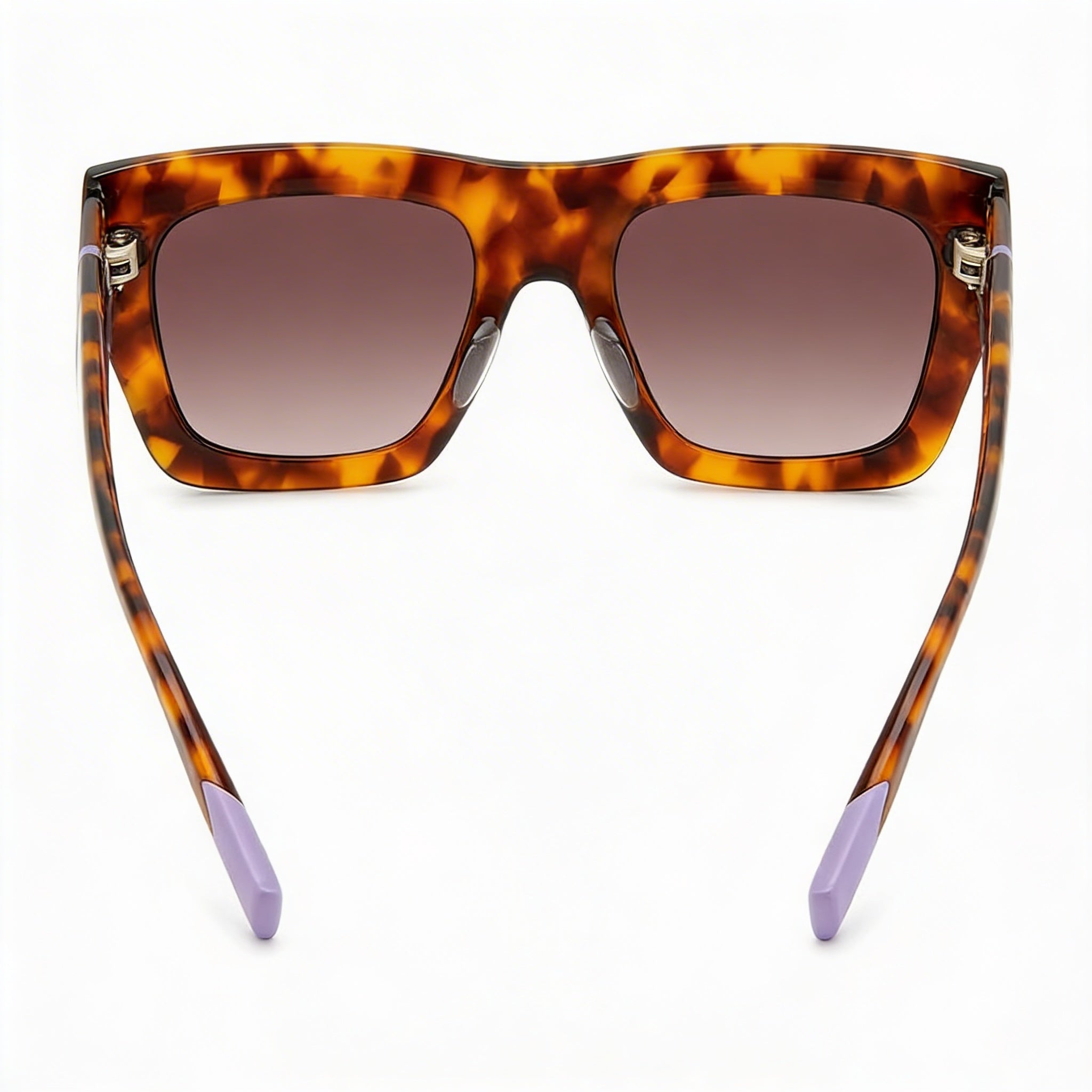 Gafas de sol Missoni Classic Unisex de acetato con montura Habana Miel, degradado marrón y protección UV, 52 mm, Photo 4
