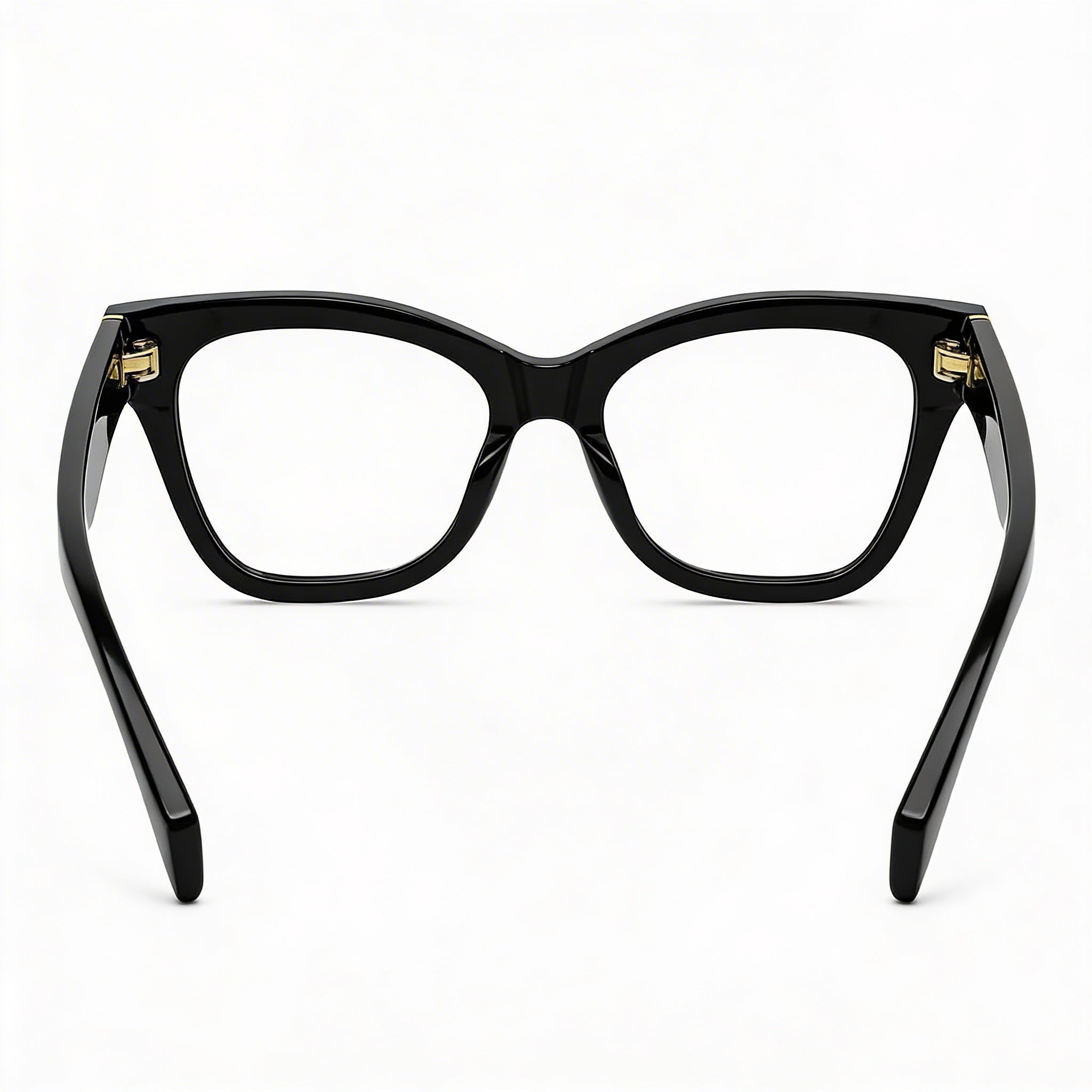 Gucci GG1133O-001 Women's Black/Silver Plastic Full Rim Cat Eye Prescription Eyeglass Frames 52mm, Photo 4