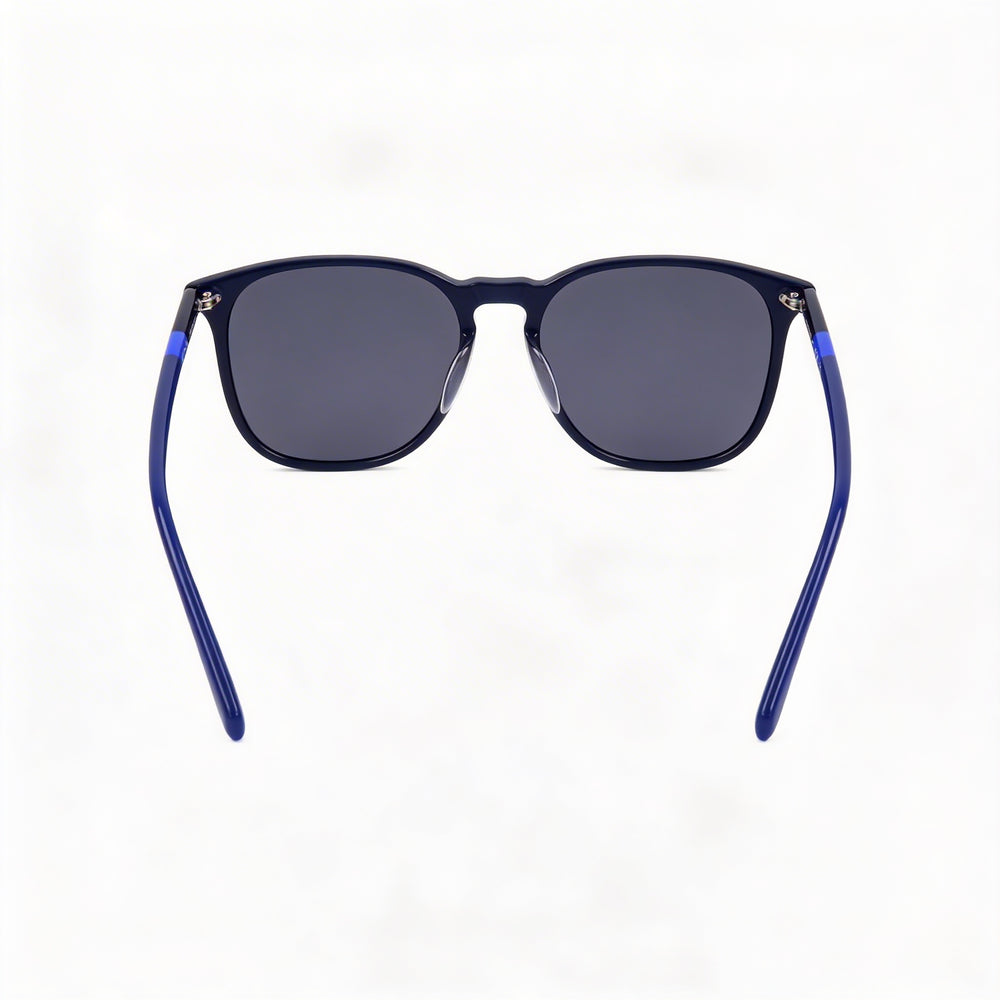 Lacoste Wayfarers Unisex Blue Dark Grey Acetate Frame Dark Grey Lens 54mm 100% UV Protection Sunglasses